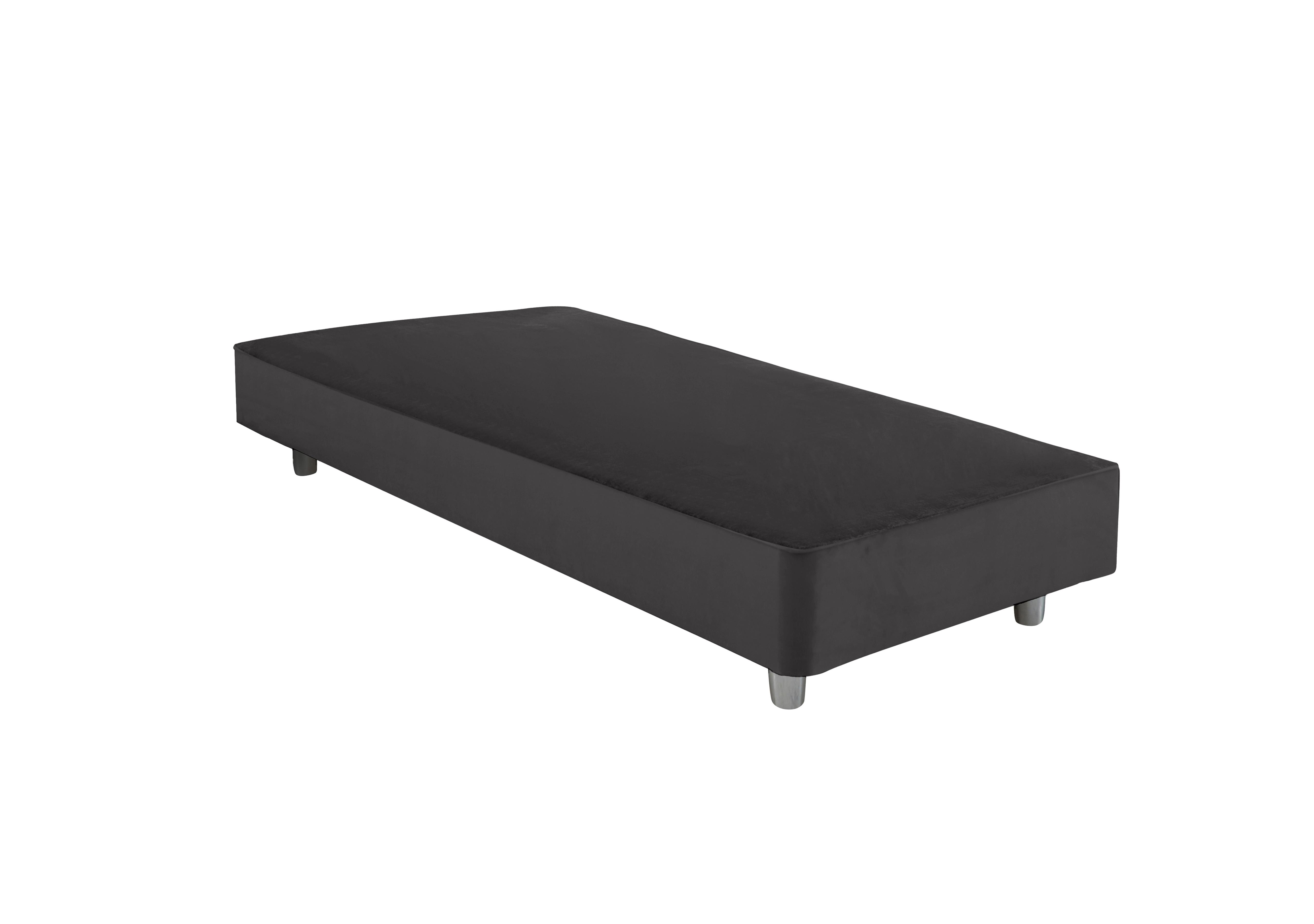 Yorkshire Shallow Divan Base in Seven Anthracite-Chrome Leg on Furniture Village