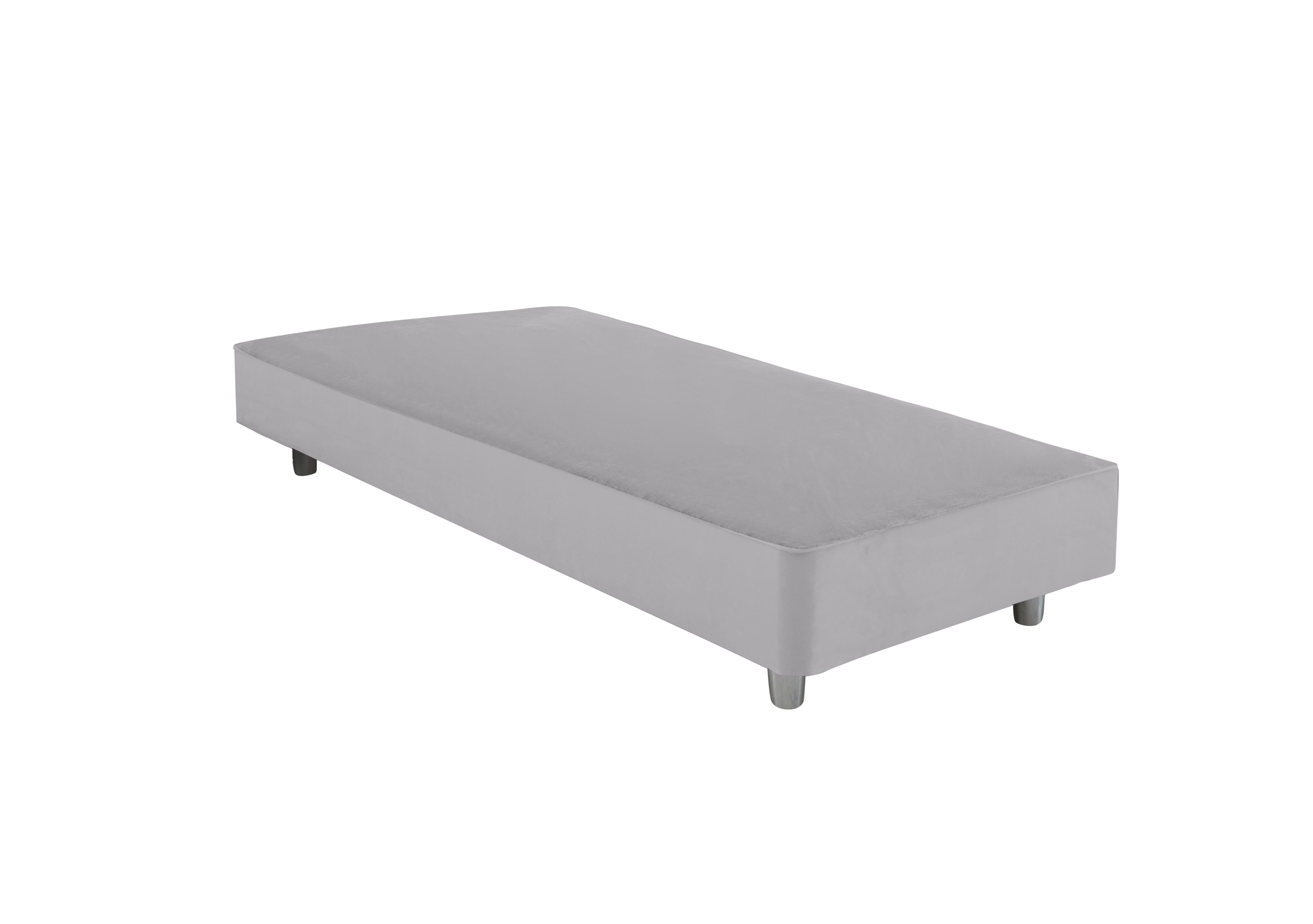 Yorkshire Shallow Divan Base in Seven Lilac-Chrome Leg on Furniture Village