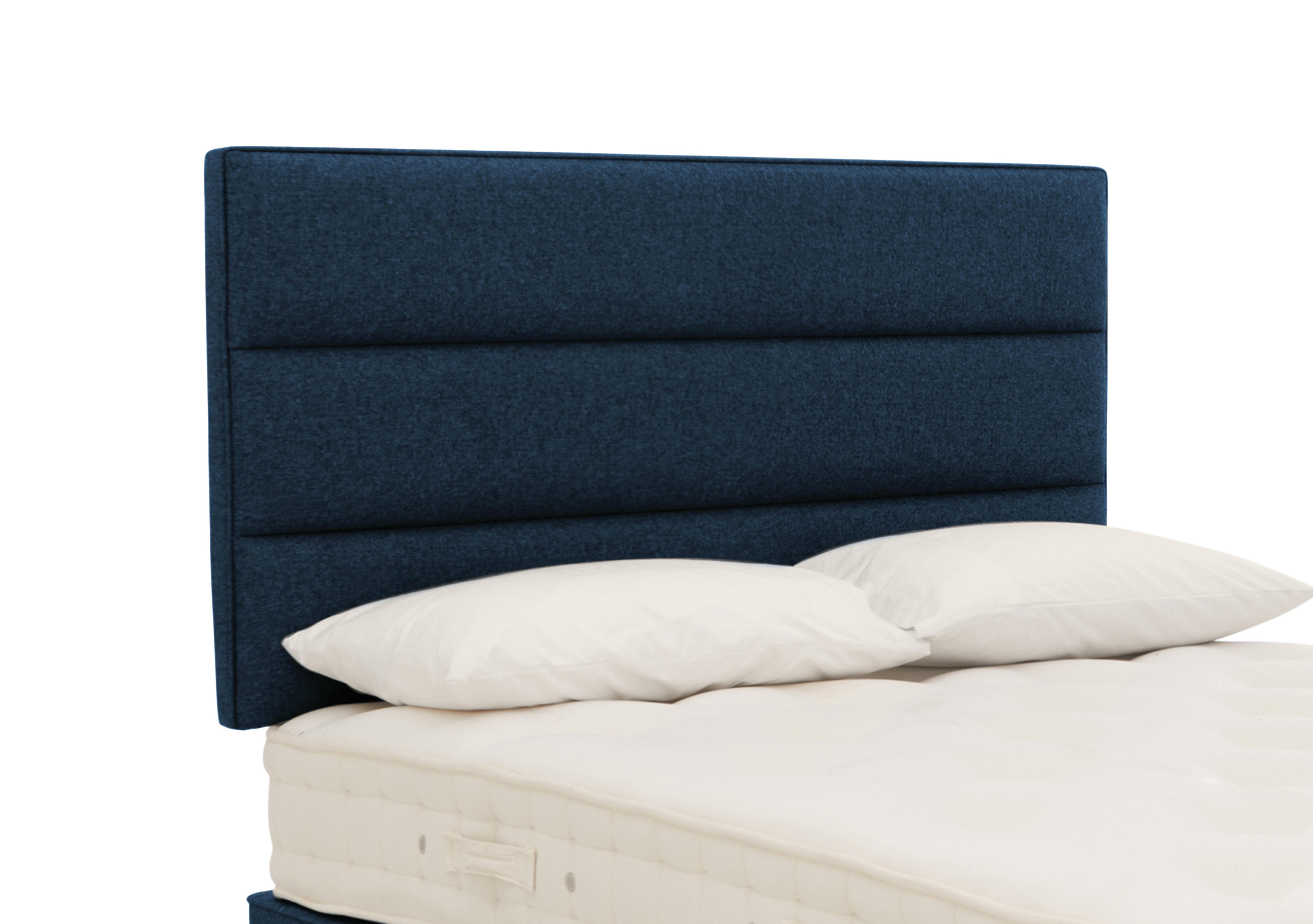 Cadmore Strutted Headboard in Brooklyn 609 Ink on Furniture Village