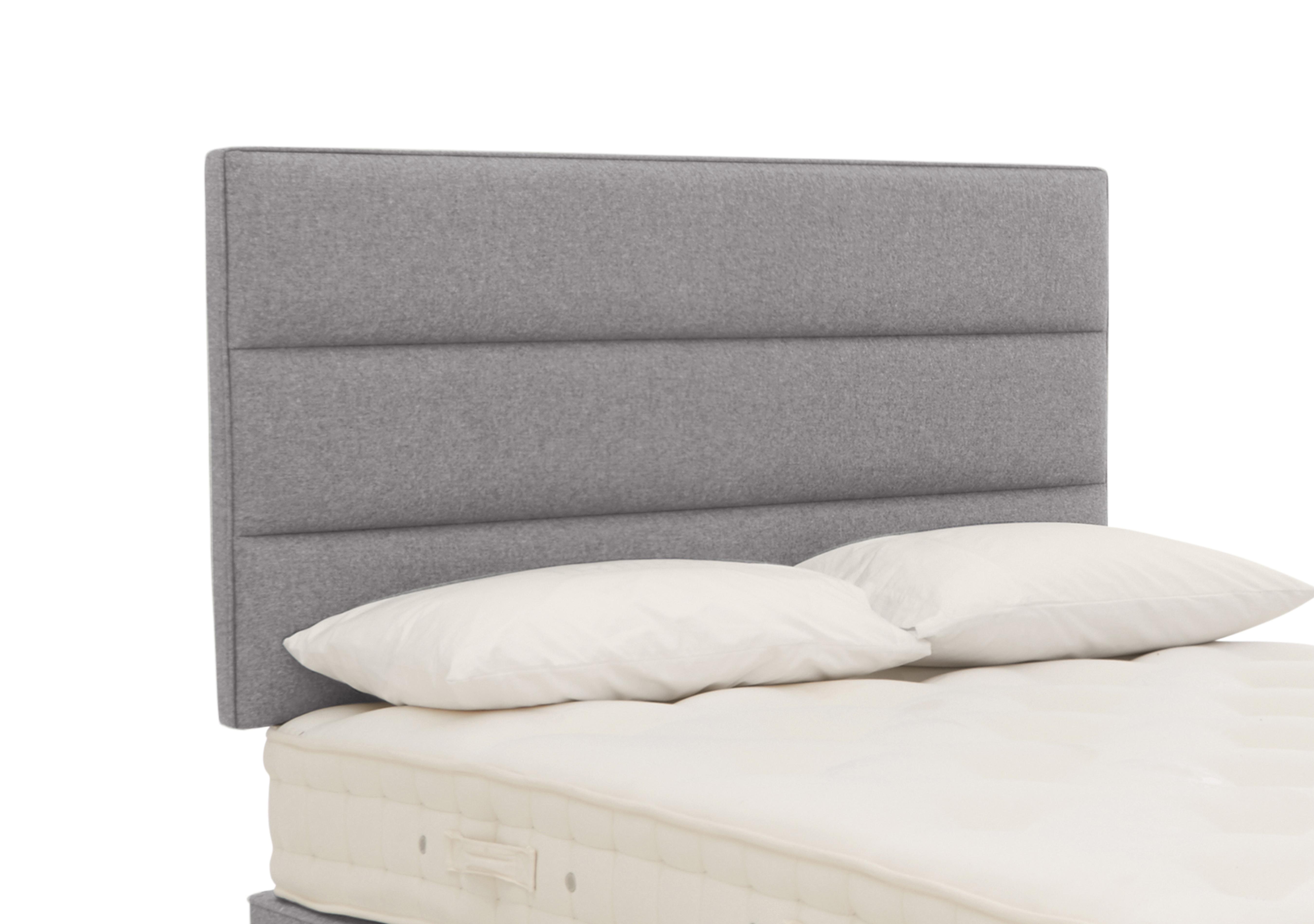 Cadmore Strutted Headboard in Imperio 805 Grey on Furniture Village