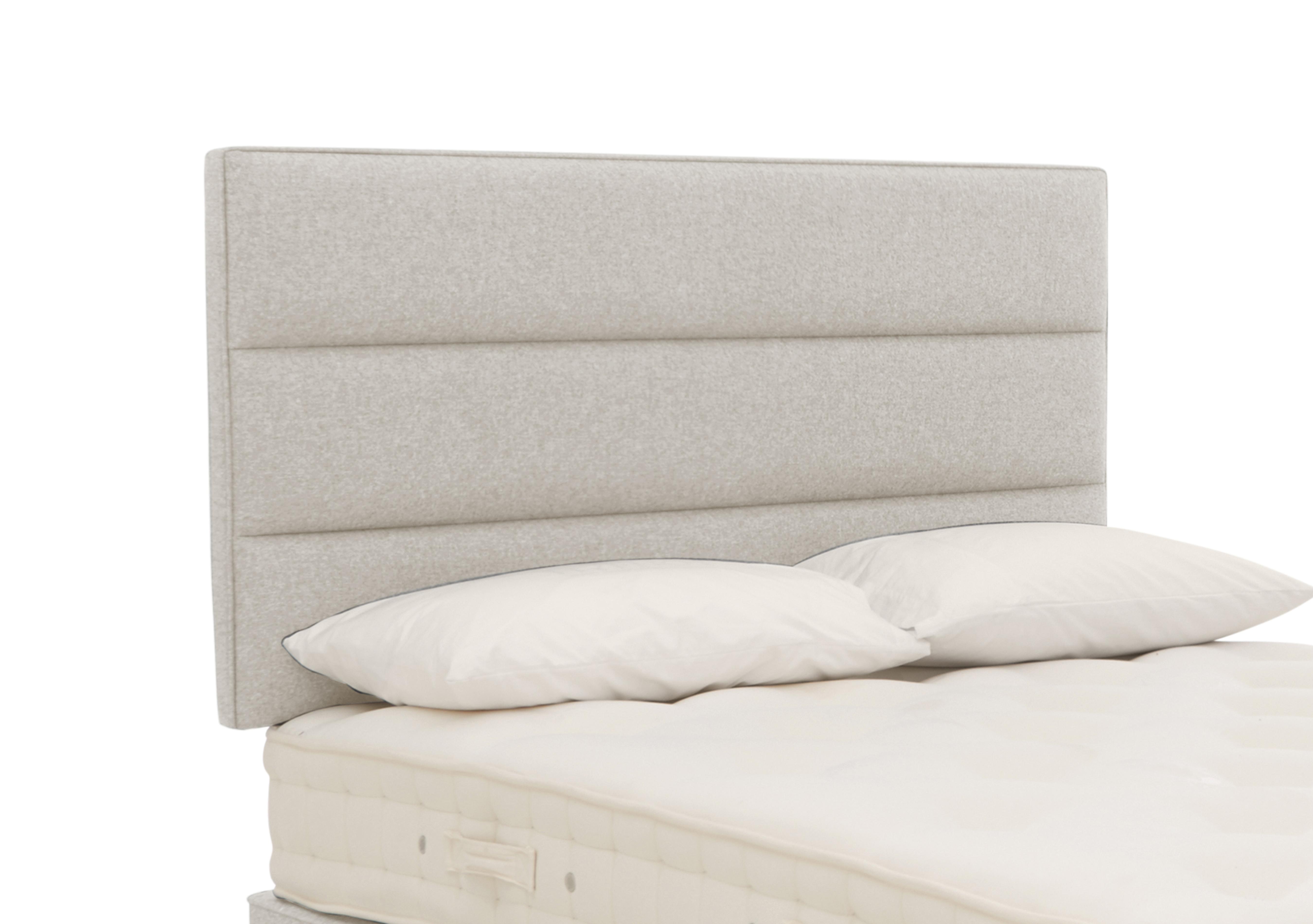 Cadmore Strutted Headboard in Imperio 903 Stone on Furniture Village