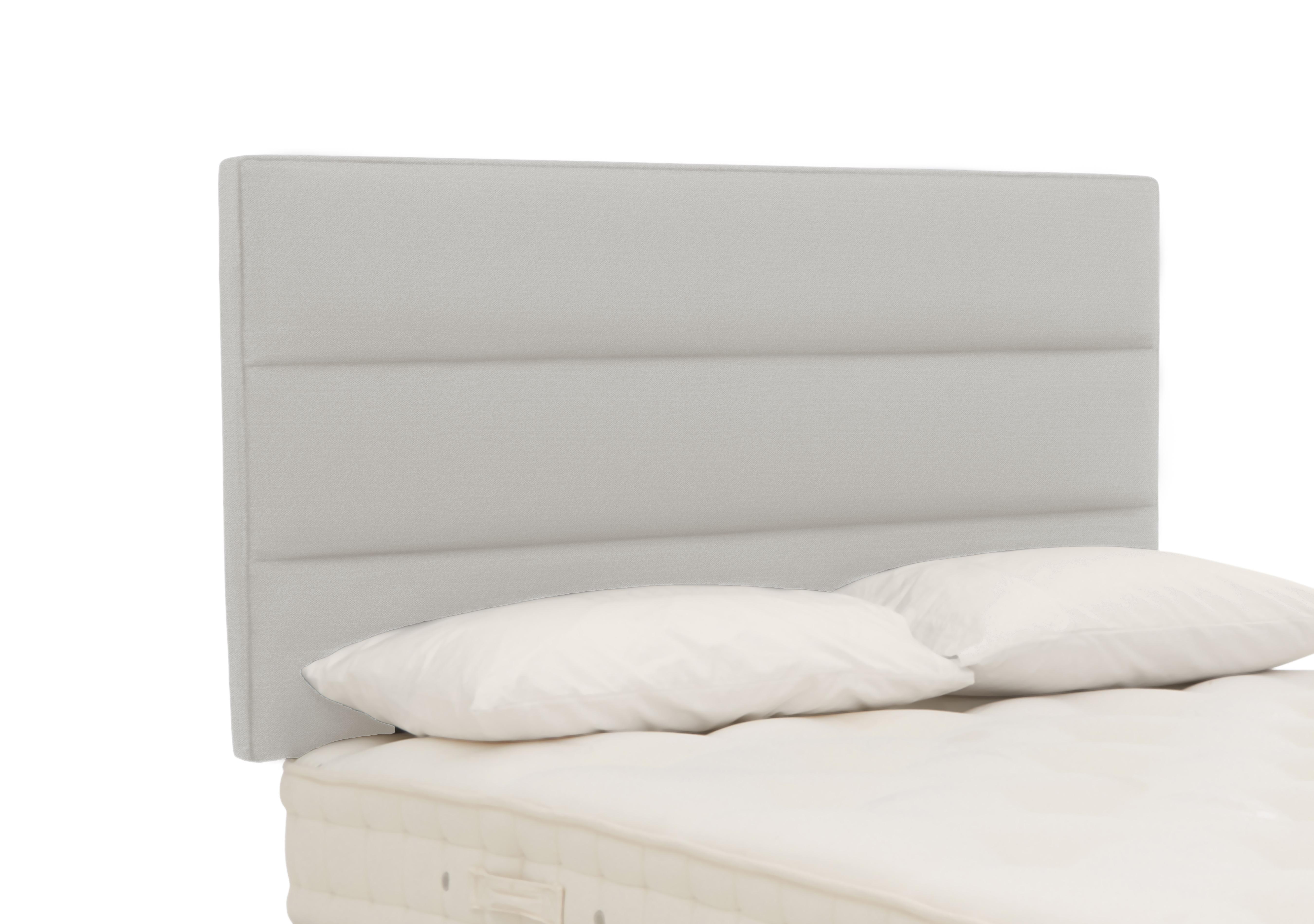 Cadmore Strutted Headboard in Maestro 9020 Oatmeal on Furniture Village