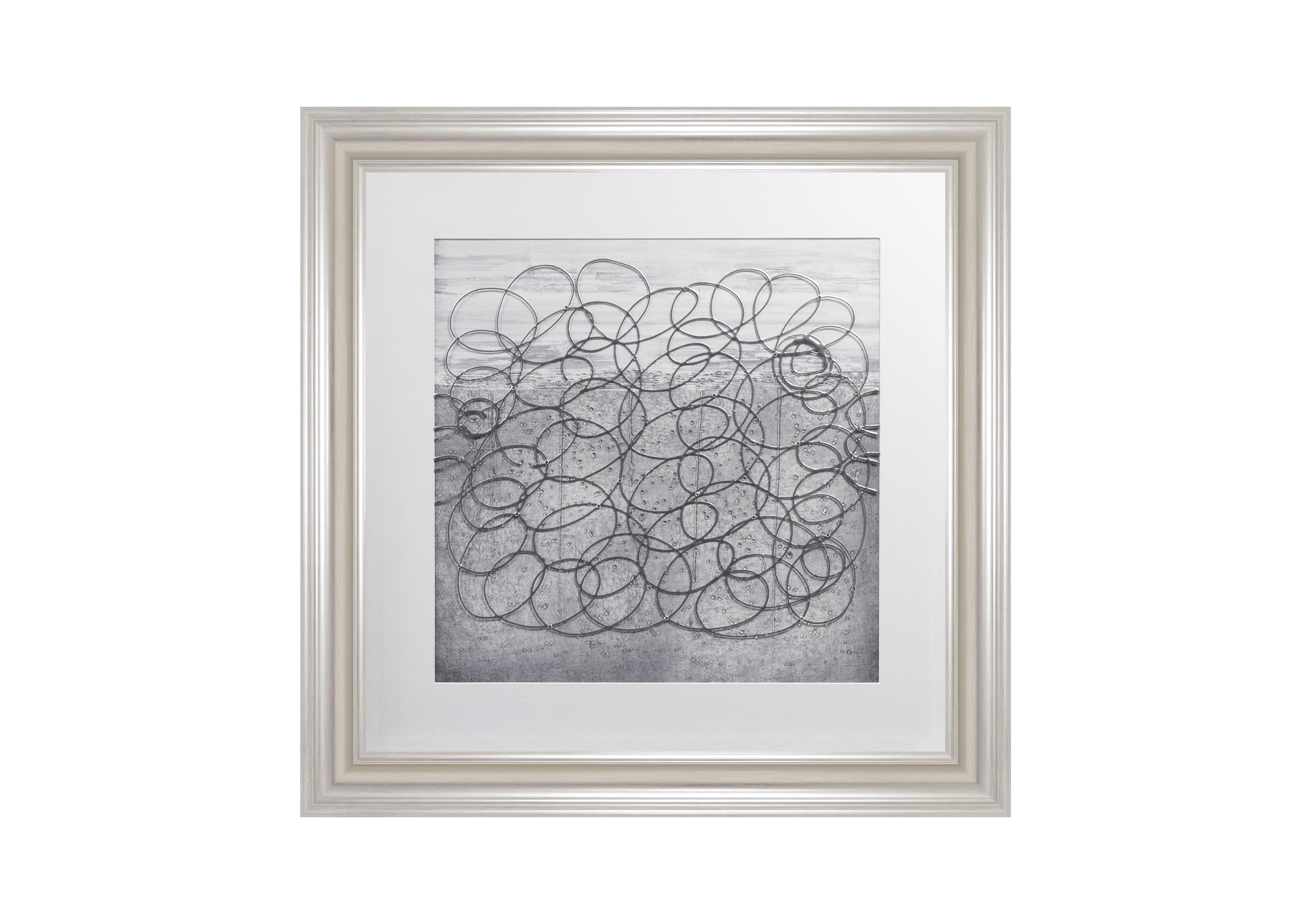 Silver Storm Framed Art in Silver on Furniture Village