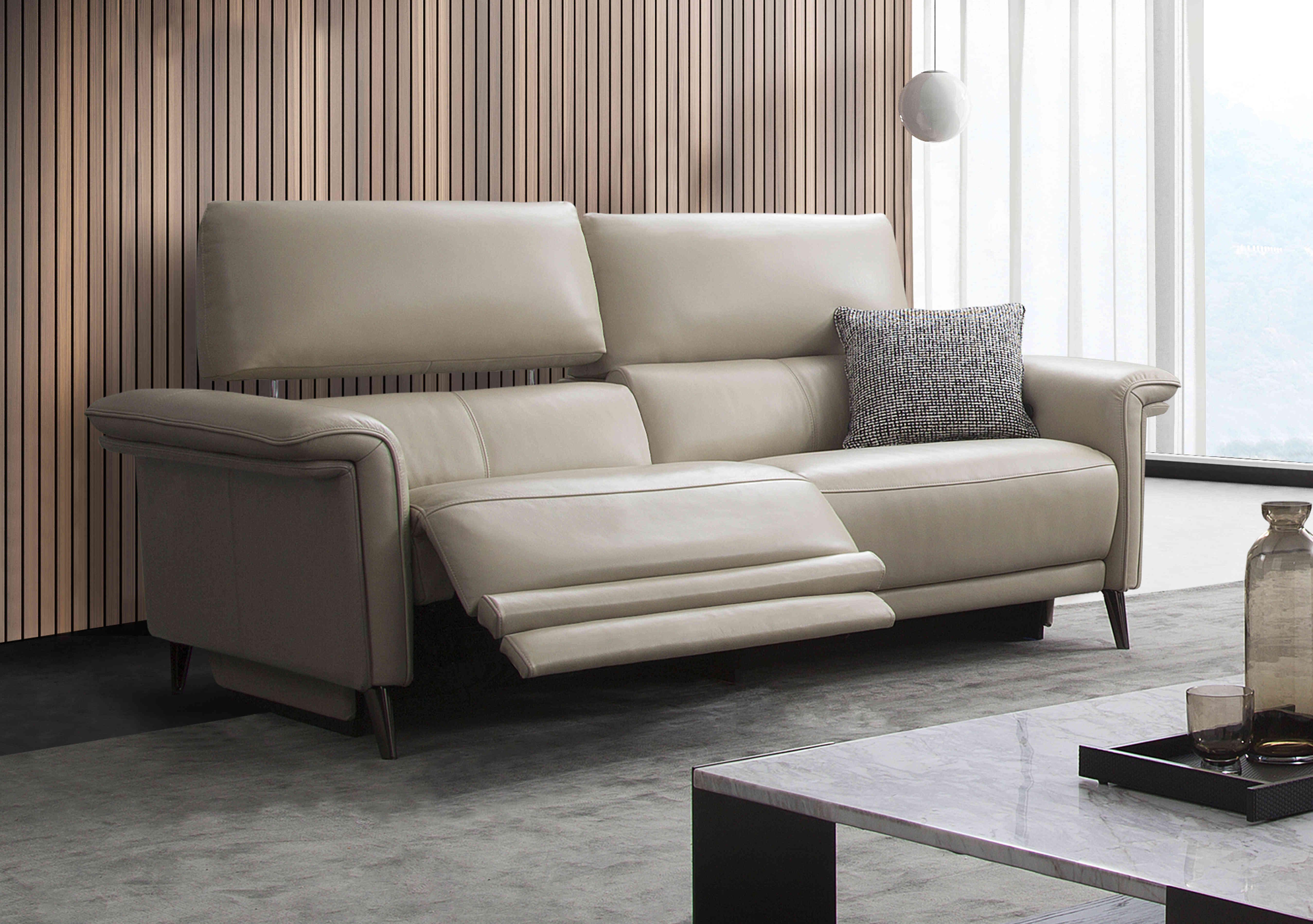 Huxley 3 Seater Leather Sofa in  on Furniture Village
