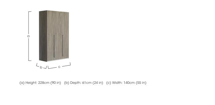 Venezia 3 Door Wardrobe in  on Furniture Village