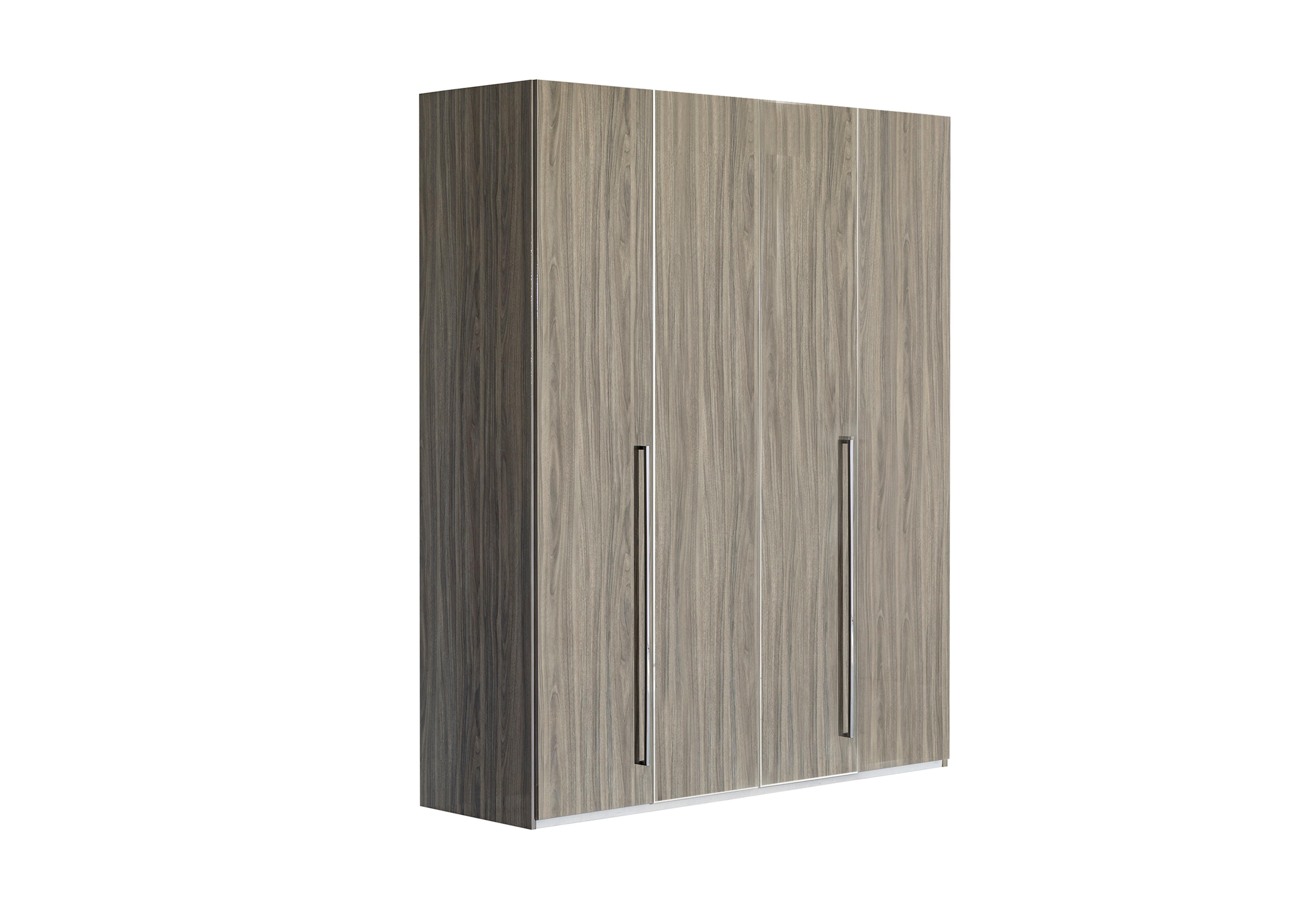 Venezia 4 Door Wardrobe in Grey on Furniture Village