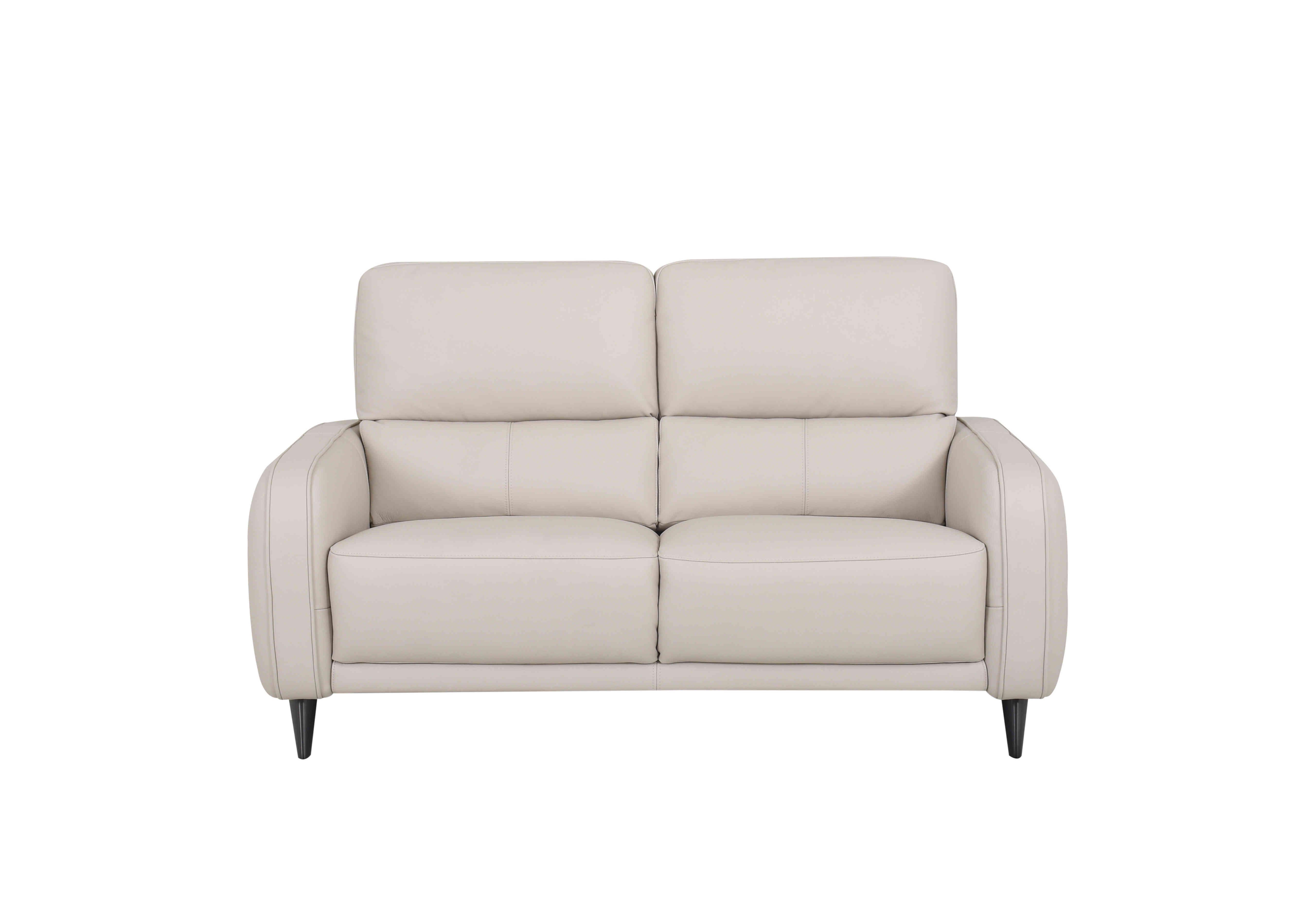 Logan 2.5 Seater Leather Sofa in Nn-521e Frost on Furniture Village