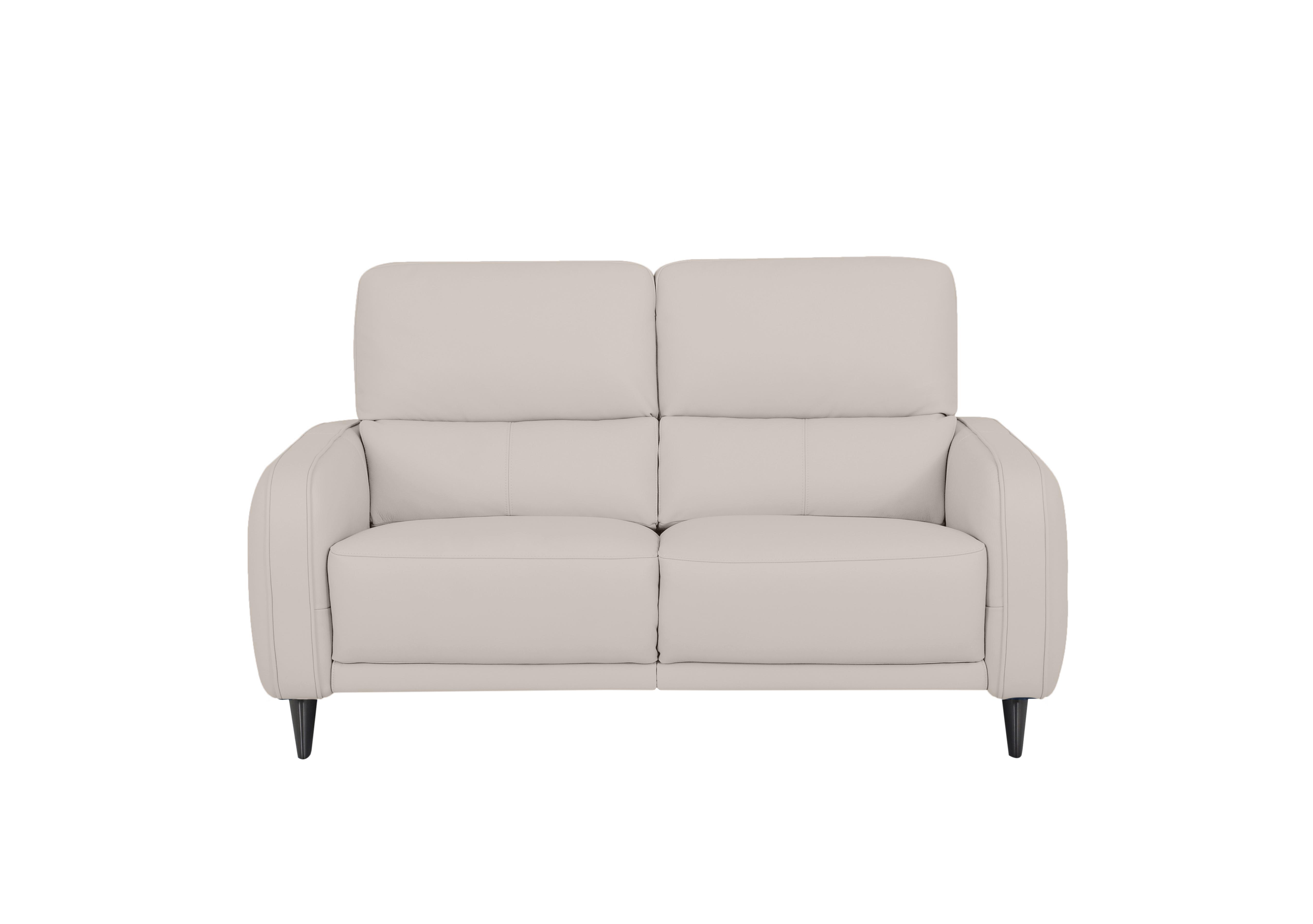 Logan 2.5 Seater Leather Sofa in Np-521e Frost on Furniture Village