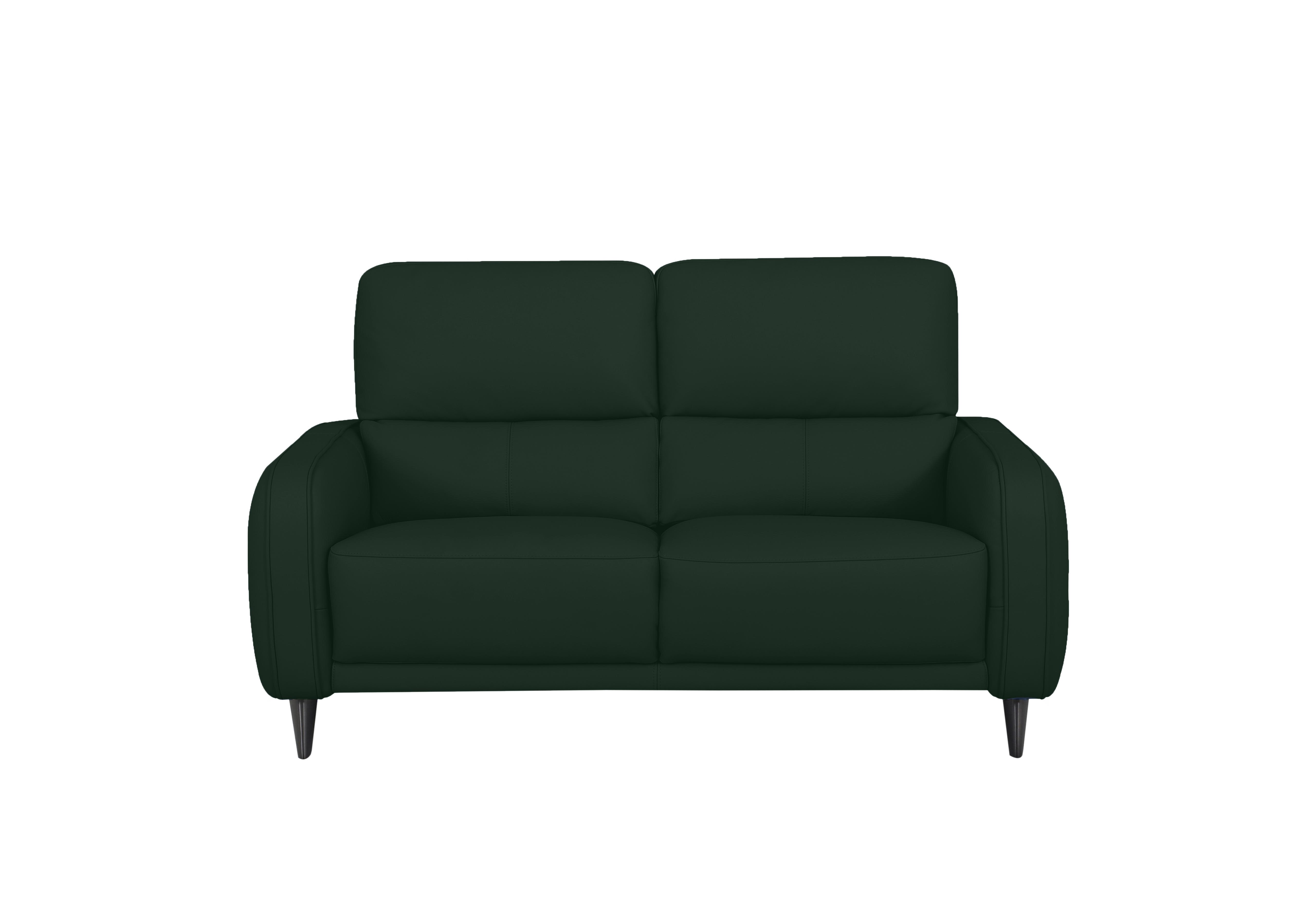 Logan 2.5 Seater Leather Sofa in Np-603e Dark Forest on Furniture Village