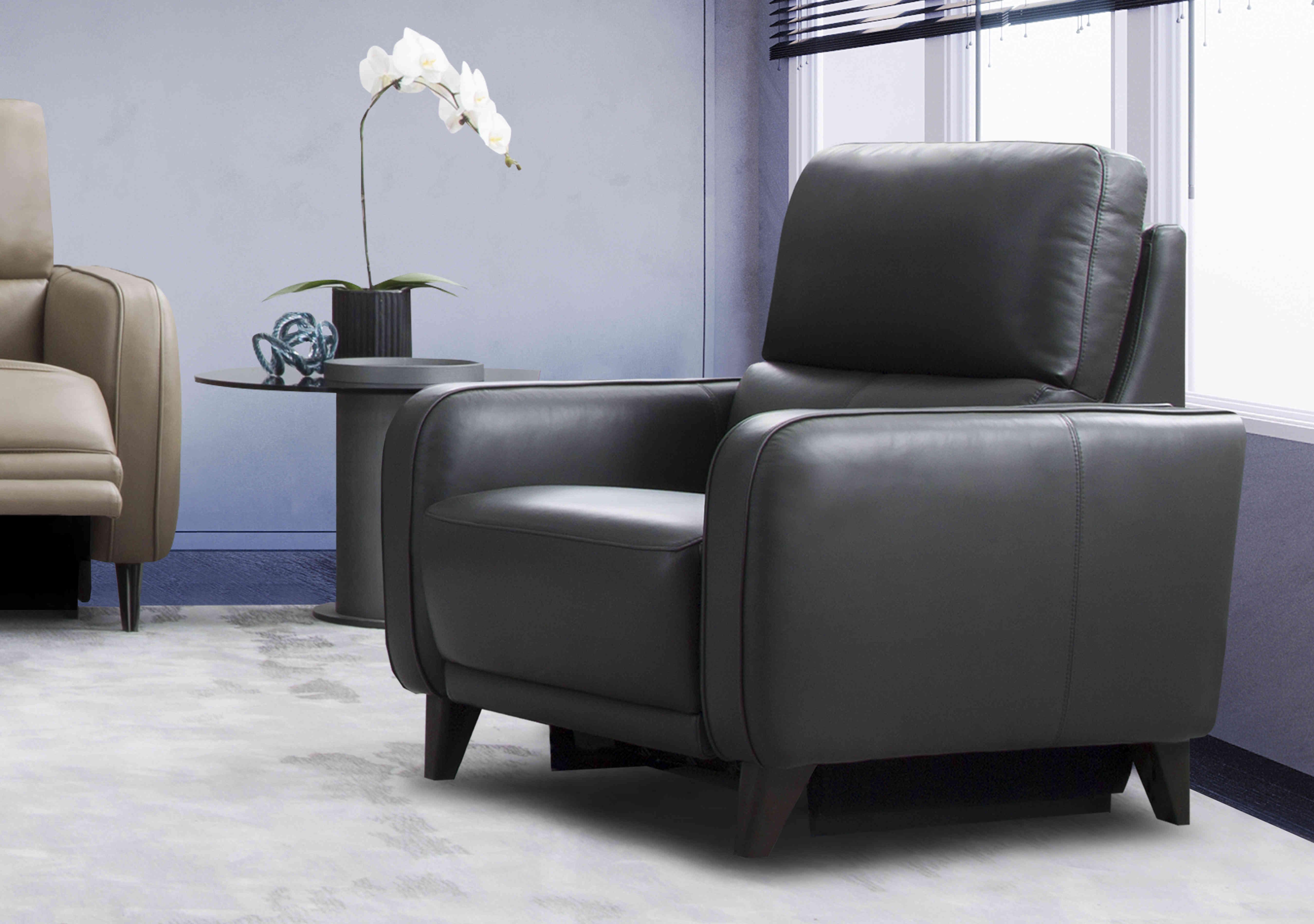 Logan Leather Chair in  on Furniture Village