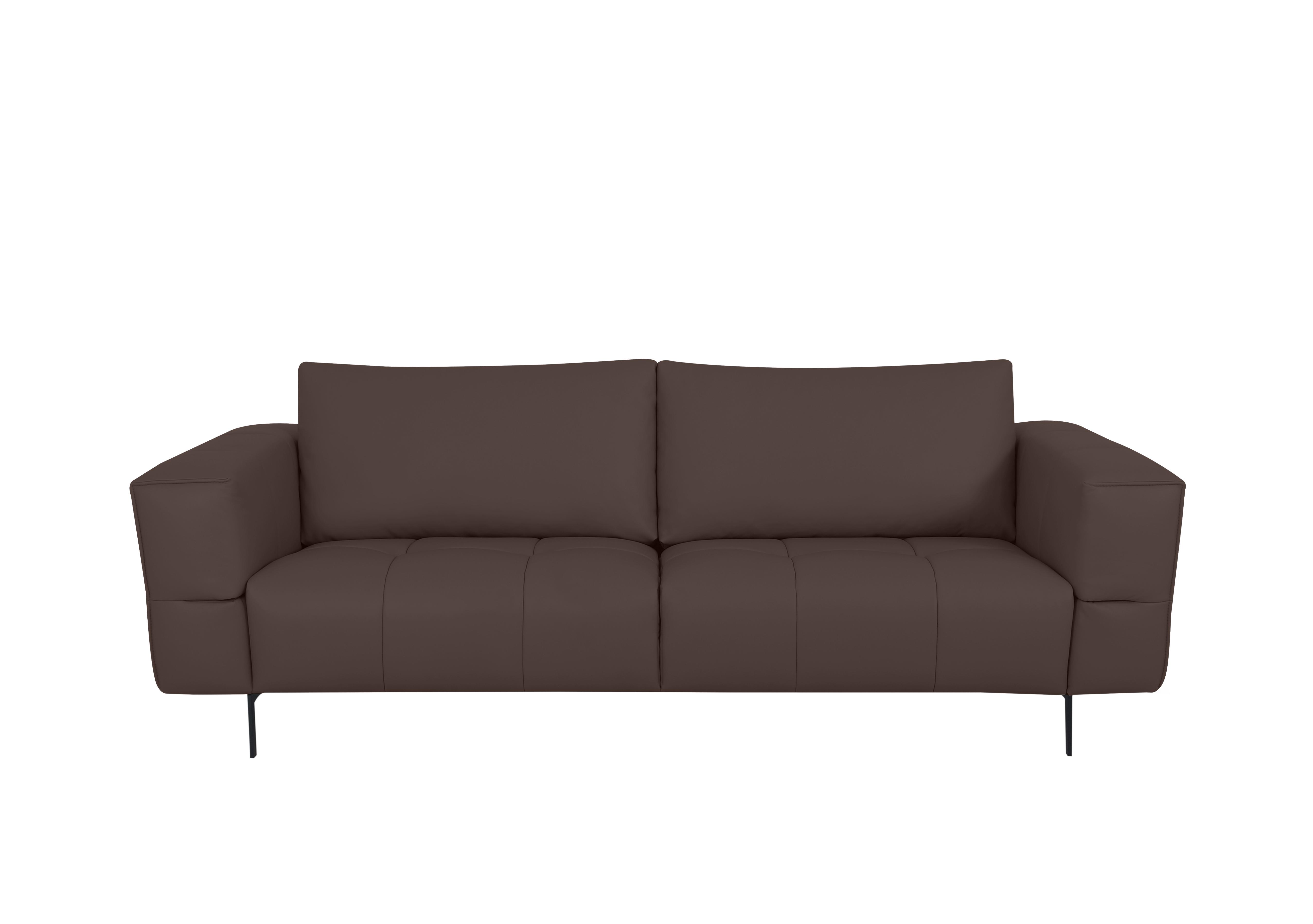 Lawson 3 Seater Leather Sofa in Nn-512e Cacao Brown on Furniture Village