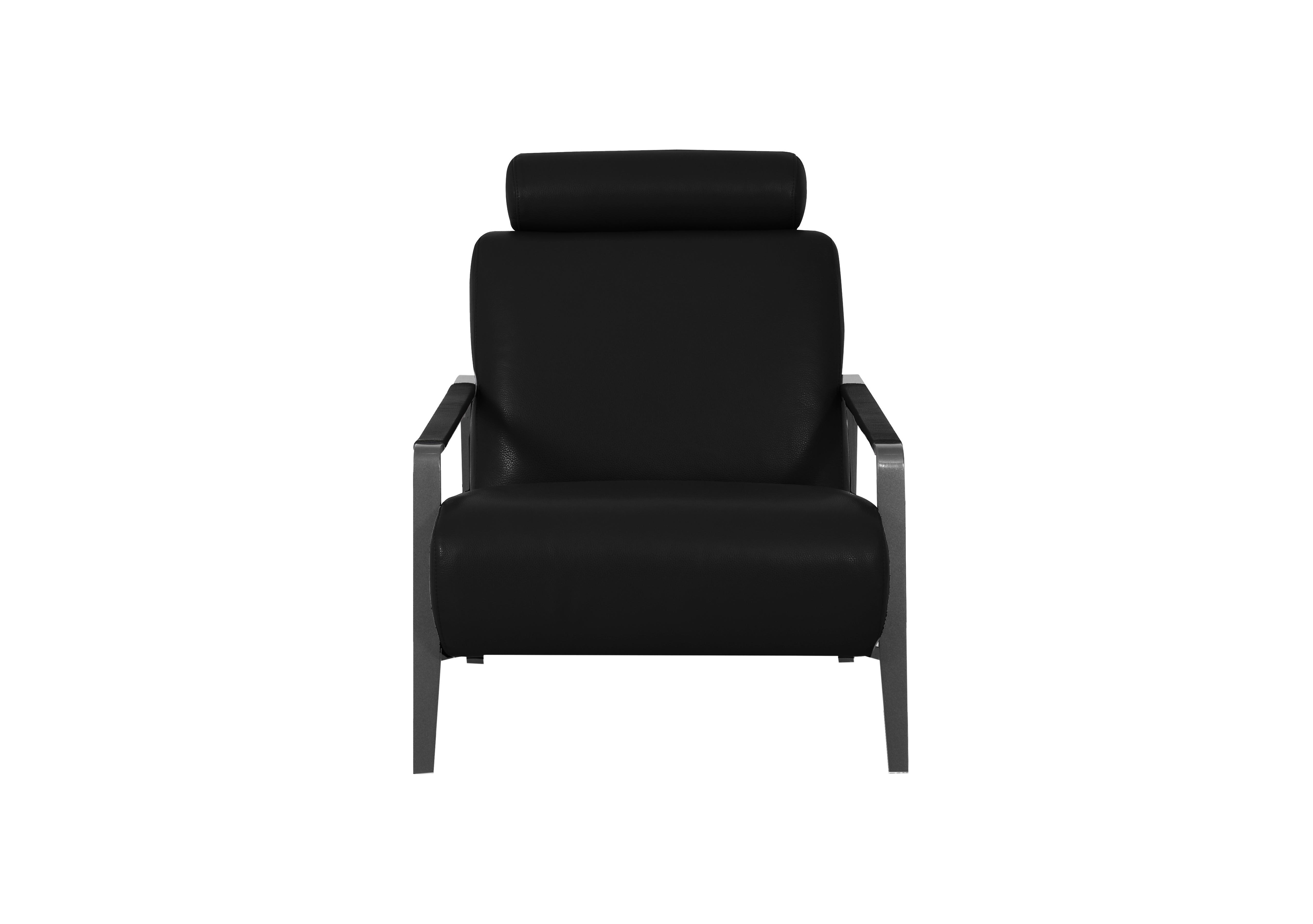 Lawson Leather Accent Chair in Nn-514e Black on Furniture Village