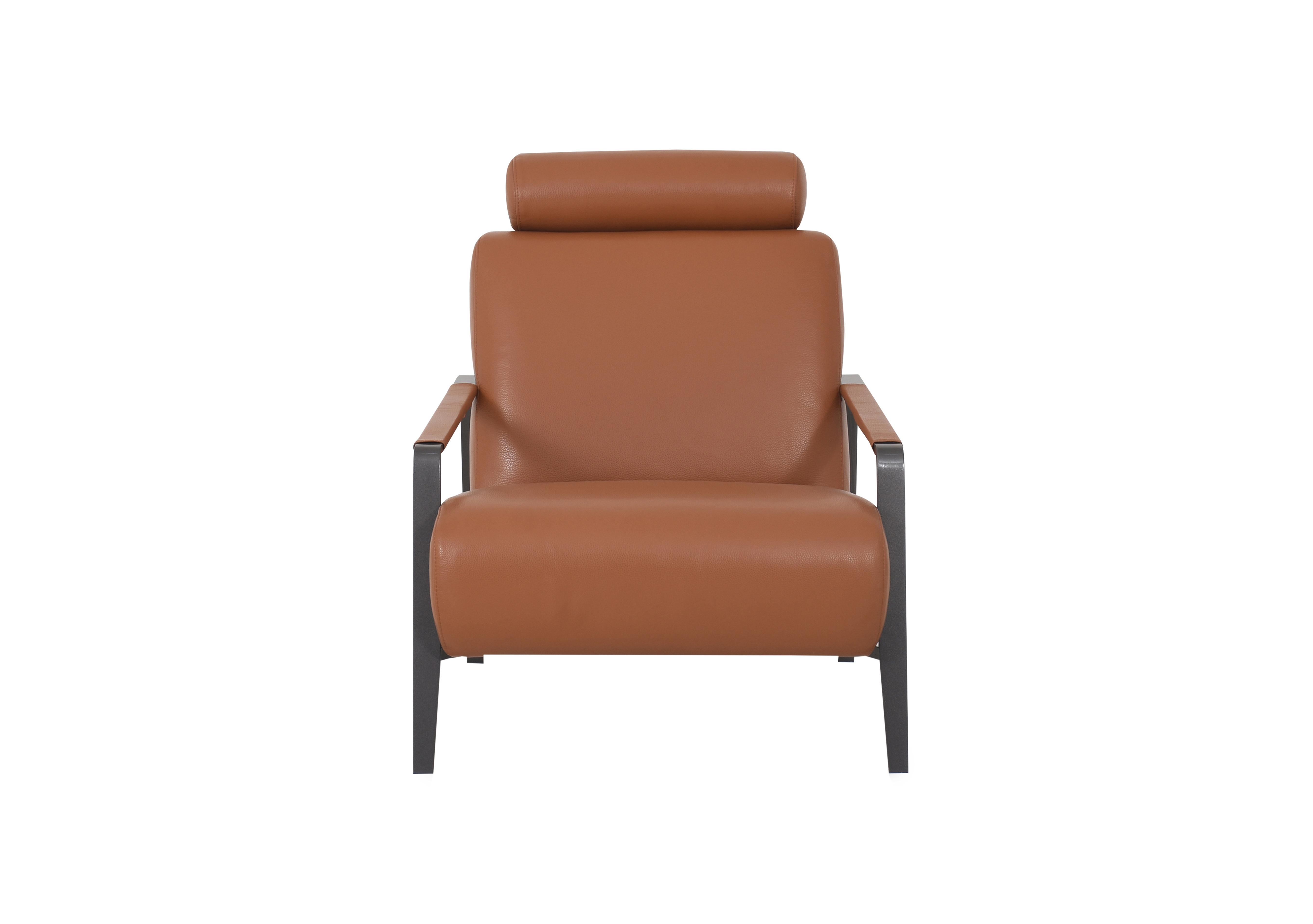 Lawson Leather Accent Chair in Nn-575e Caramel on Furniture Village