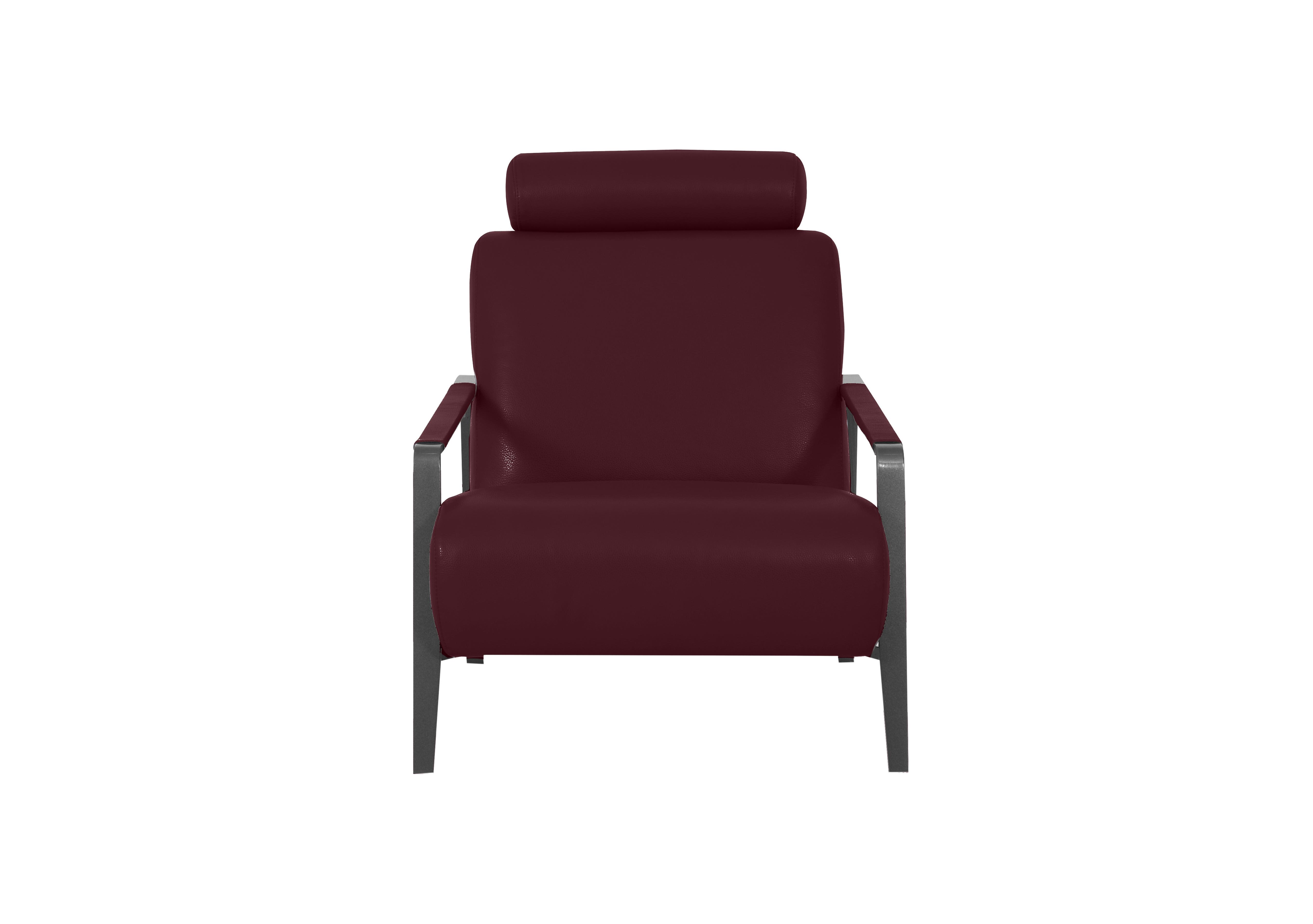 Lawson Leather Accent Chair in Np-549e Ruby on Furniture Village