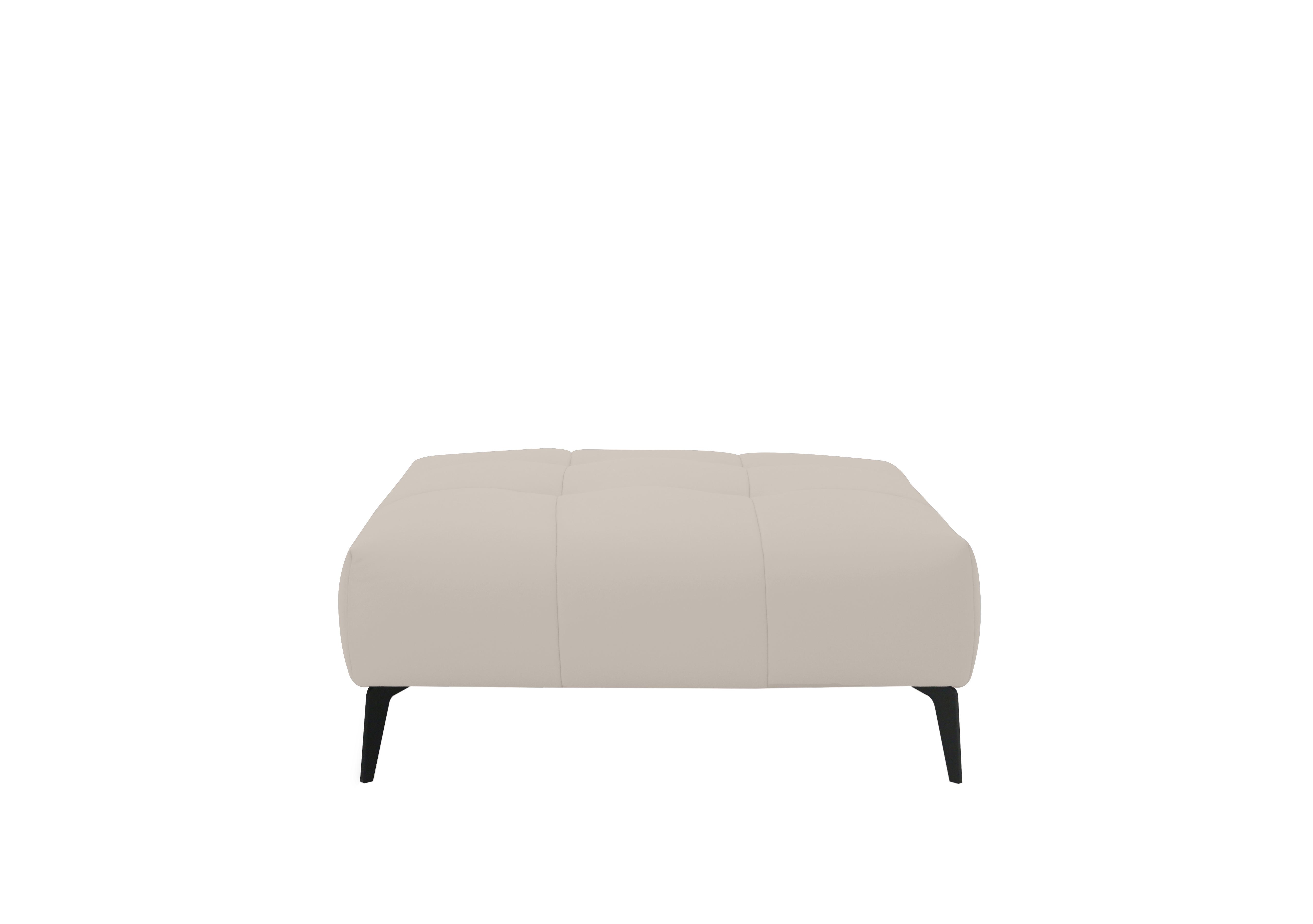 Lawson Leather Footstool in Nn-521e Frost on Furniture Village