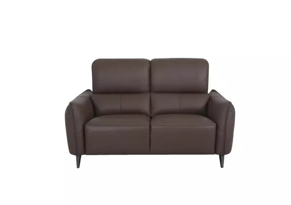 Maddox 2 Seater Leather Power Recliner Sofa Domicil Furniture Village