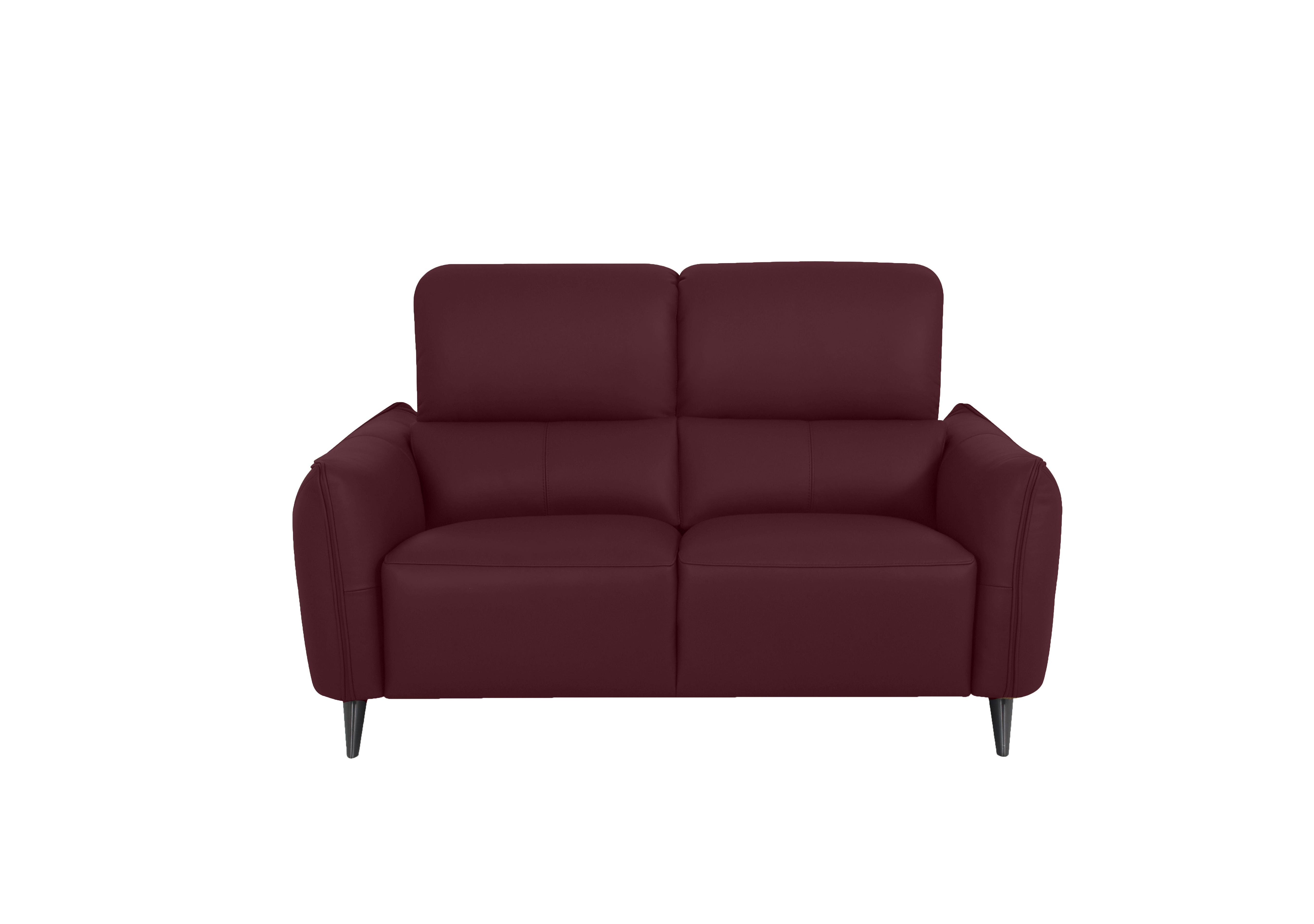 Maddox 2 Seater Leather Sofa in Np-549e Ruby on Furniture Village