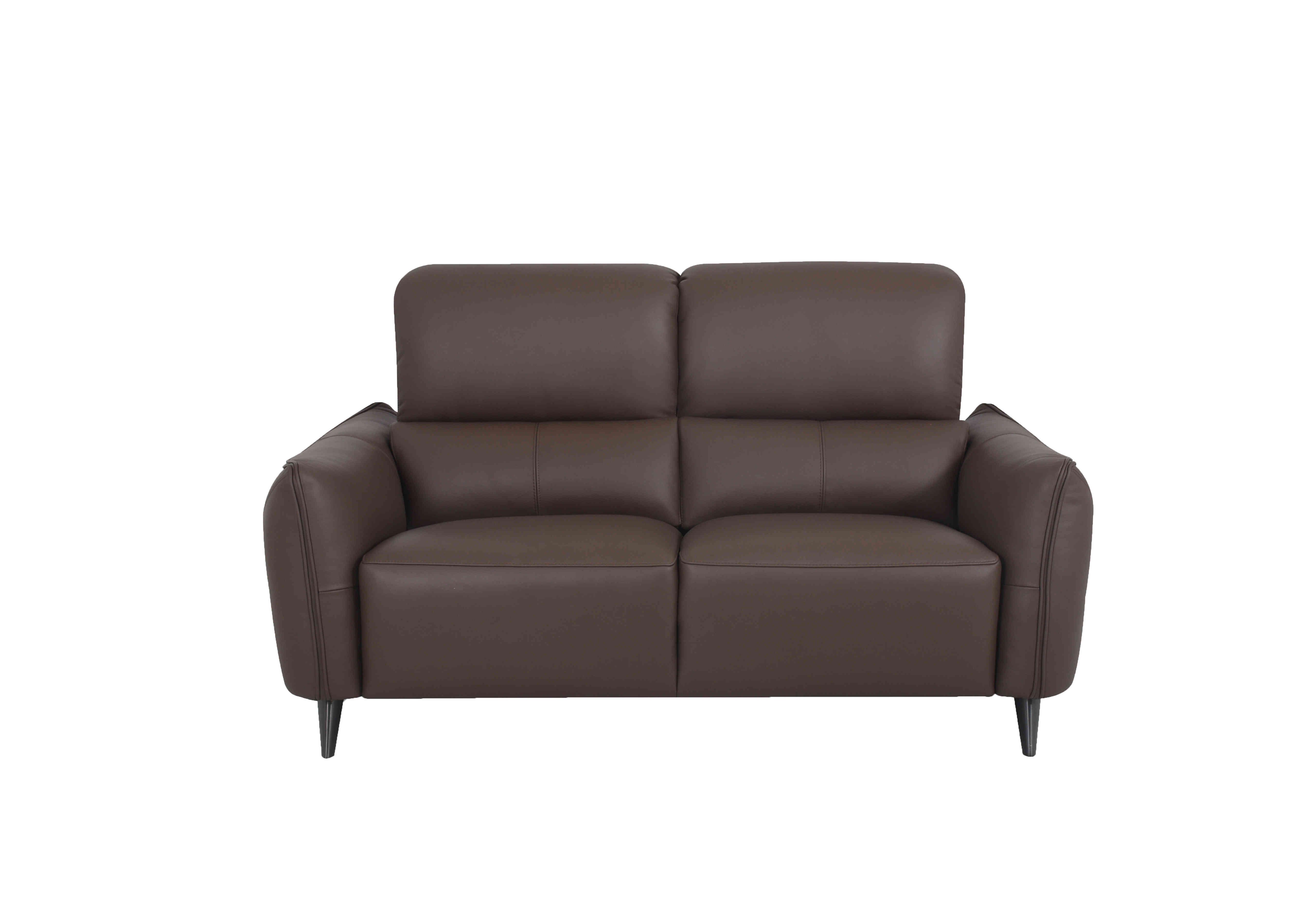 Maddox 2.5 Seater Leather Sofa in Nn-512e Cacao Brown on Furniture Village