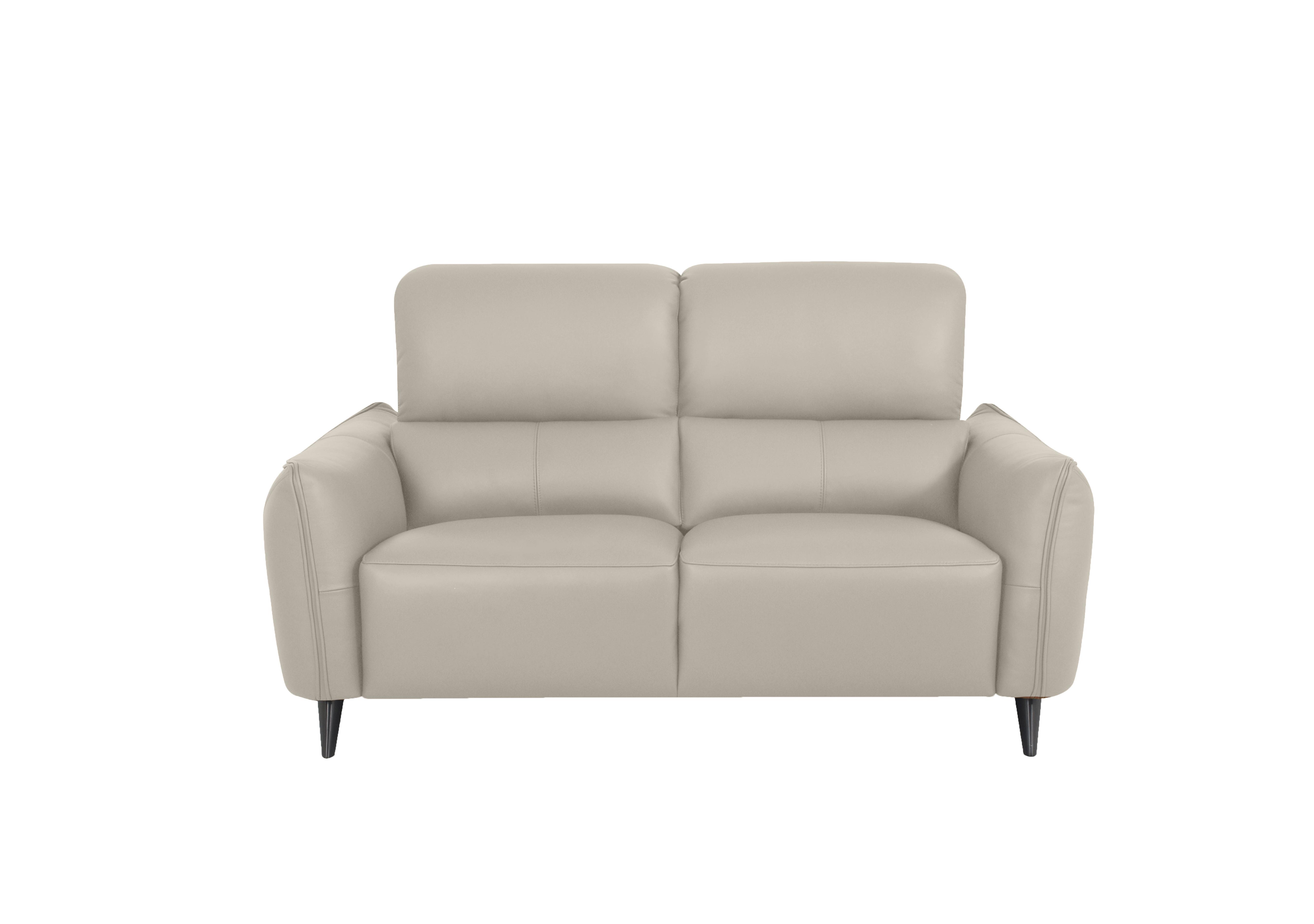 Maddox 2.5 Seater Leather Sofa in Np-602e Oatmeal on Furniture Village