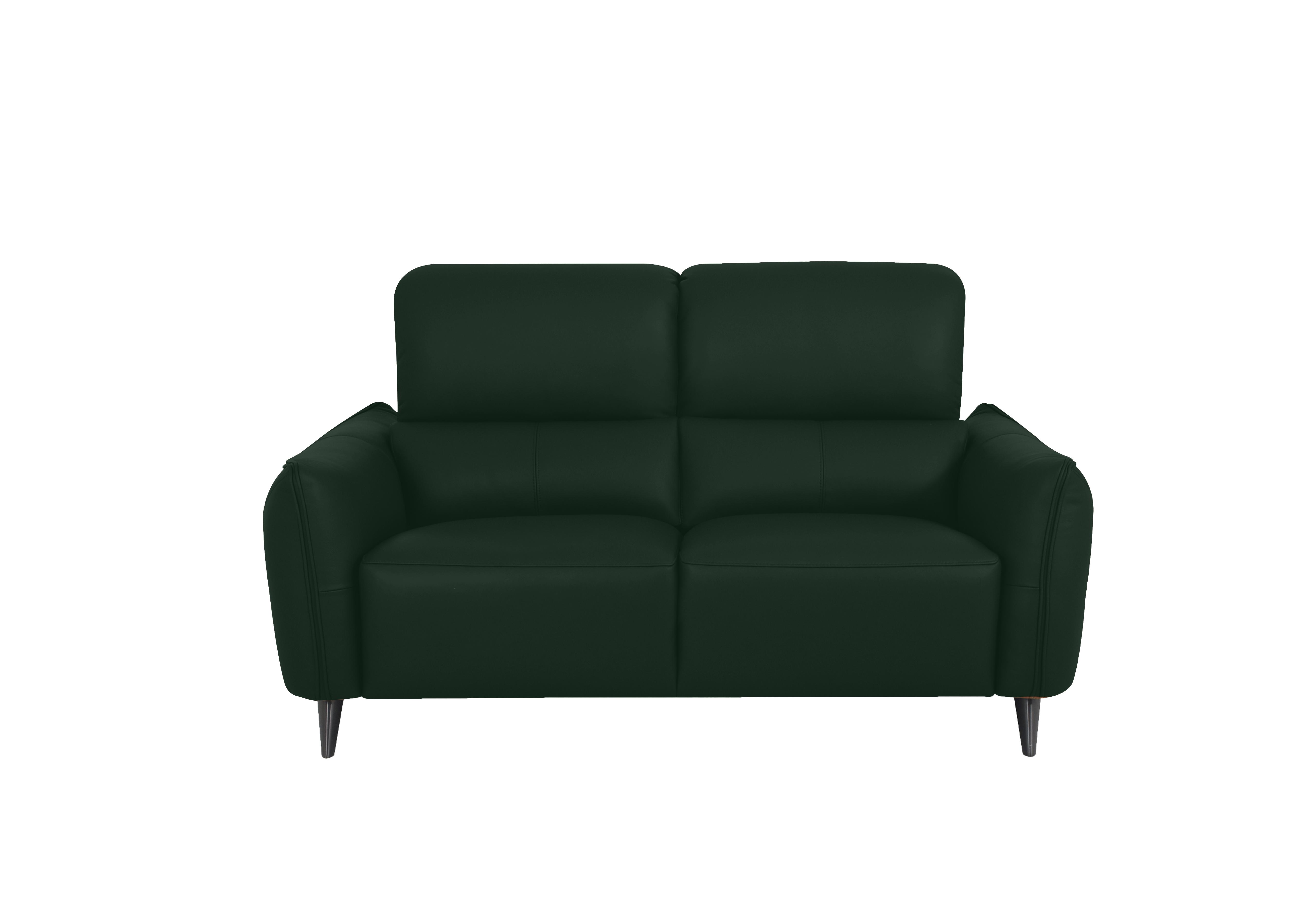 Maddox 2.5 Seater Leather Sofa in Np-603e Dark Forest on Furniture Village
