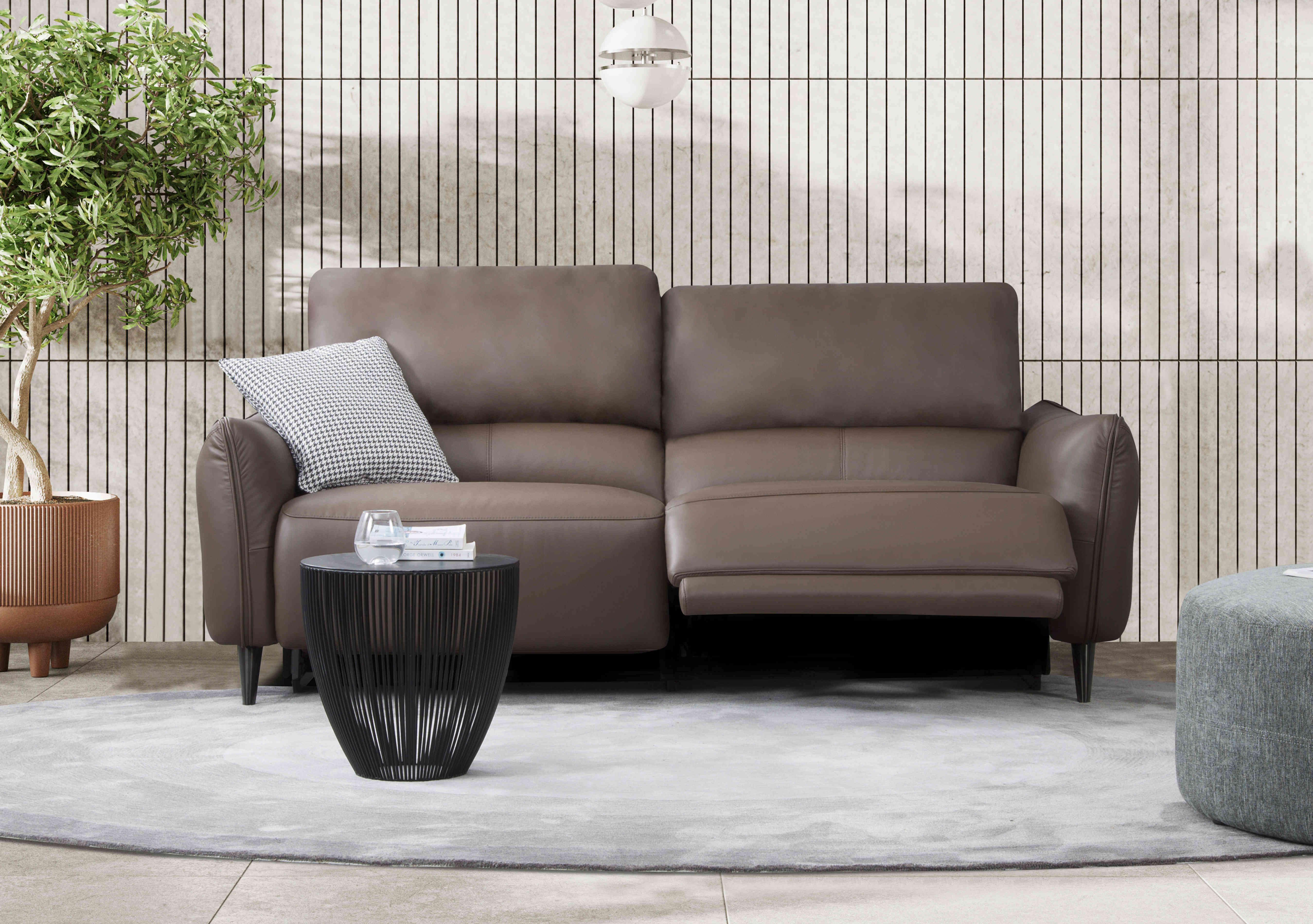 Maddox 3 Seater Leather Sofa in  on Furniture Village