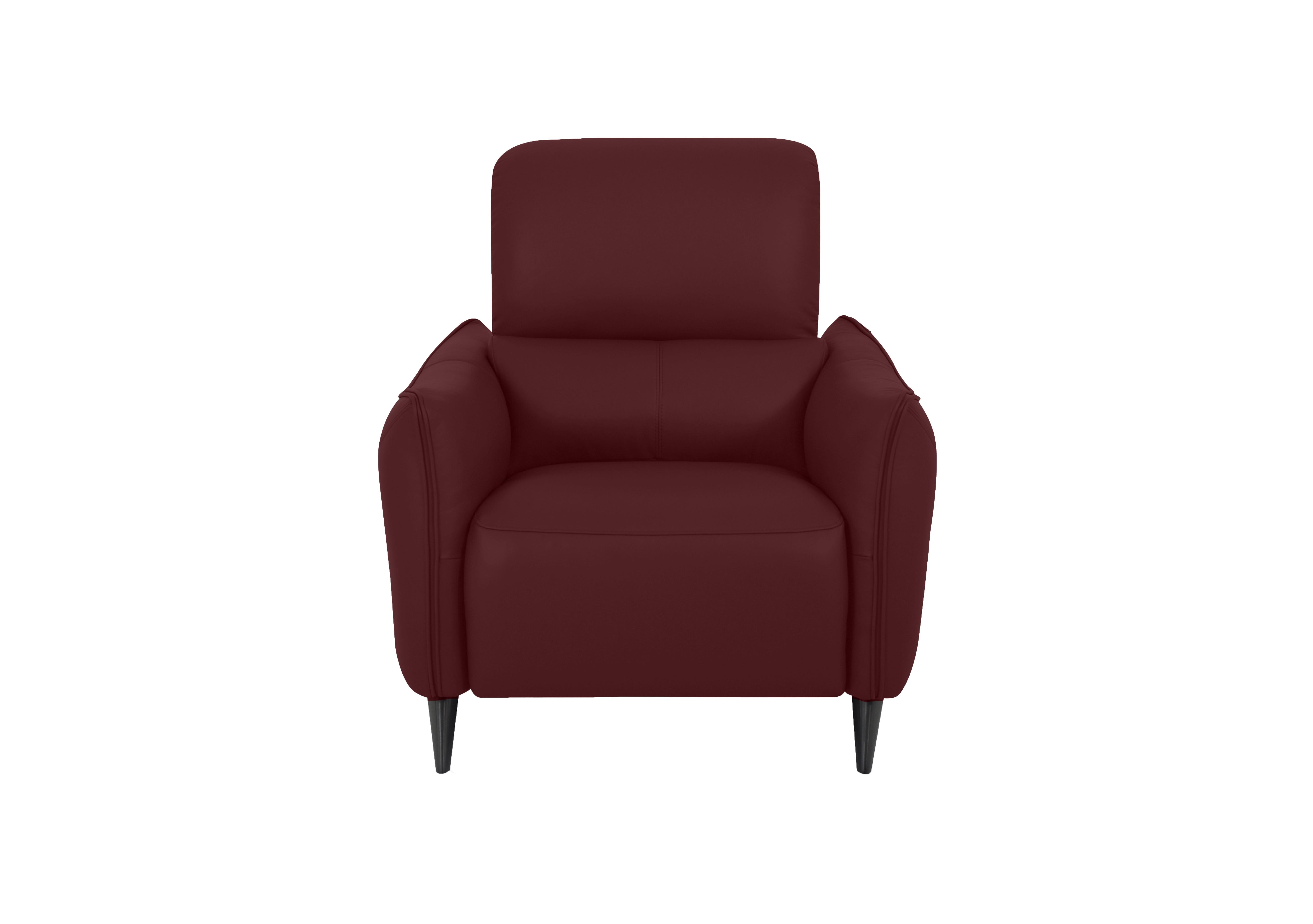 Maddox Leather Chair in Nn-569e Burgundy on Furniture Village