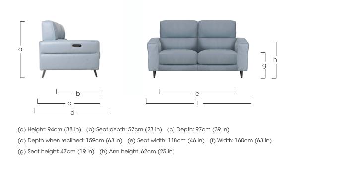 Axel 2 Seater Leather Sofa in  on Furniture Village