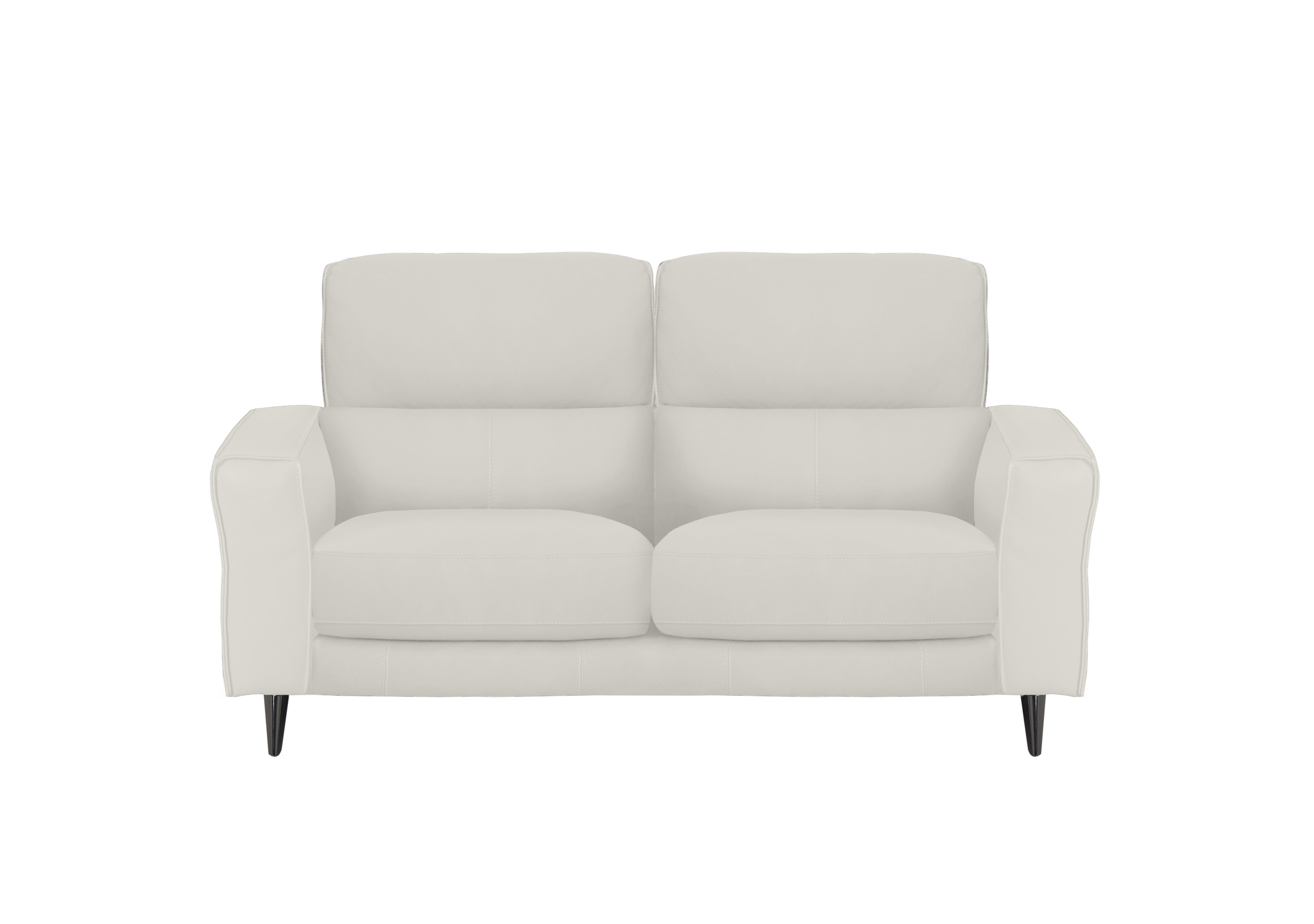 Axel 2 Seater Leather Sofa in Bv-156e Frost on Furniture Village