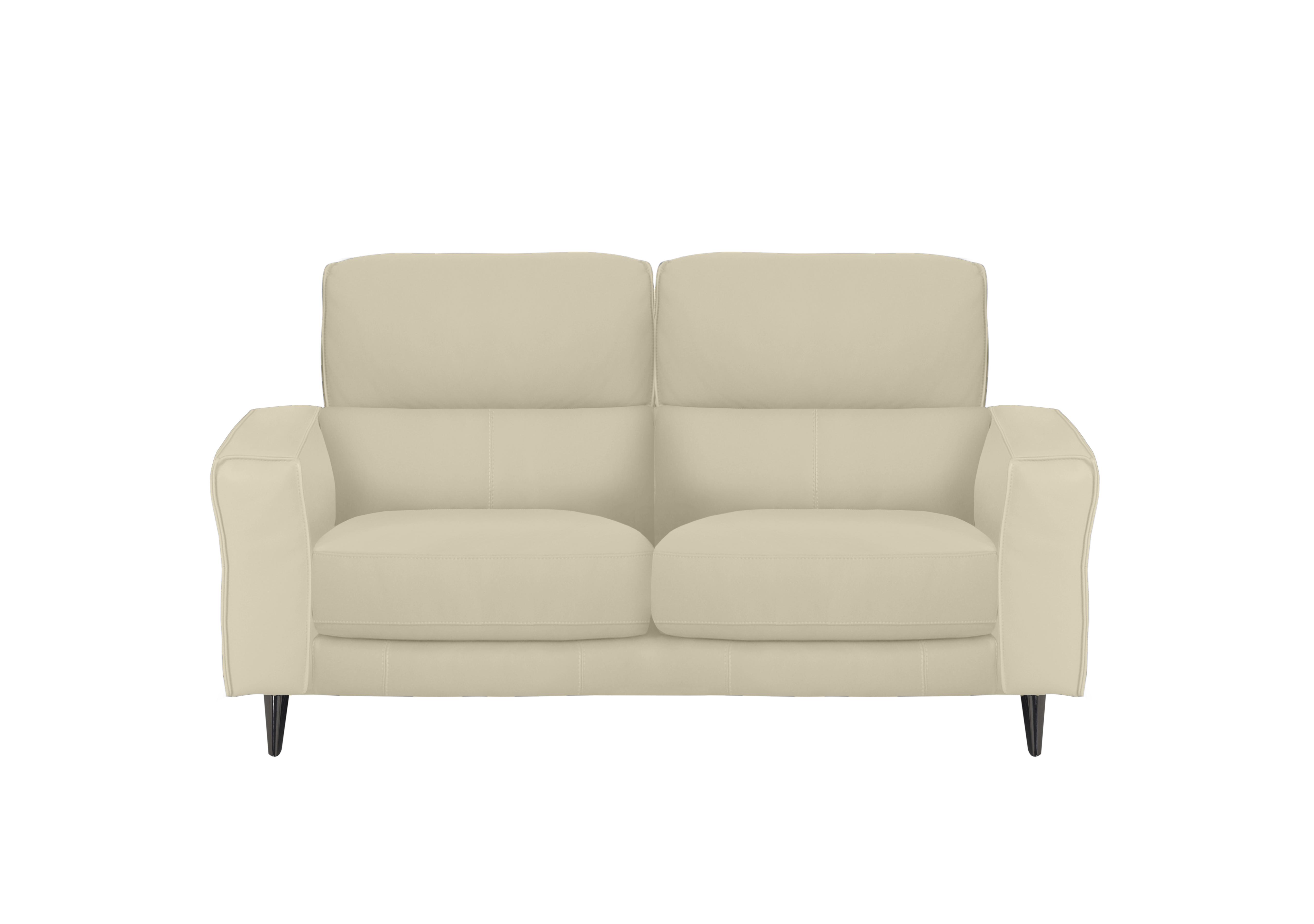 Axel 2 Seater Leather Sofa in Bv-862c Bisque on Furniture Village