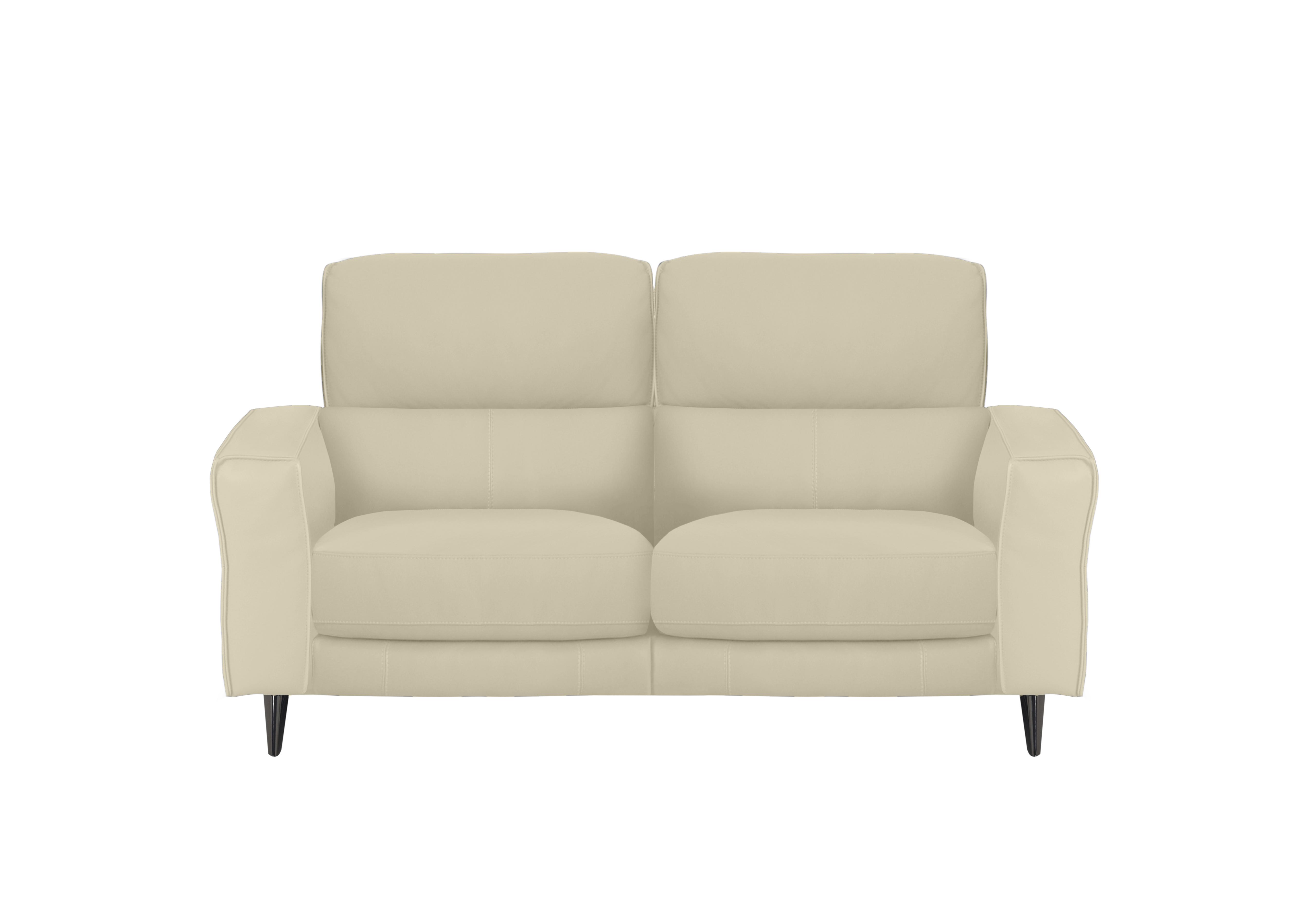 Axel 2 Seater Leather Sofa in Bv-862c Bisque on Furniture Village