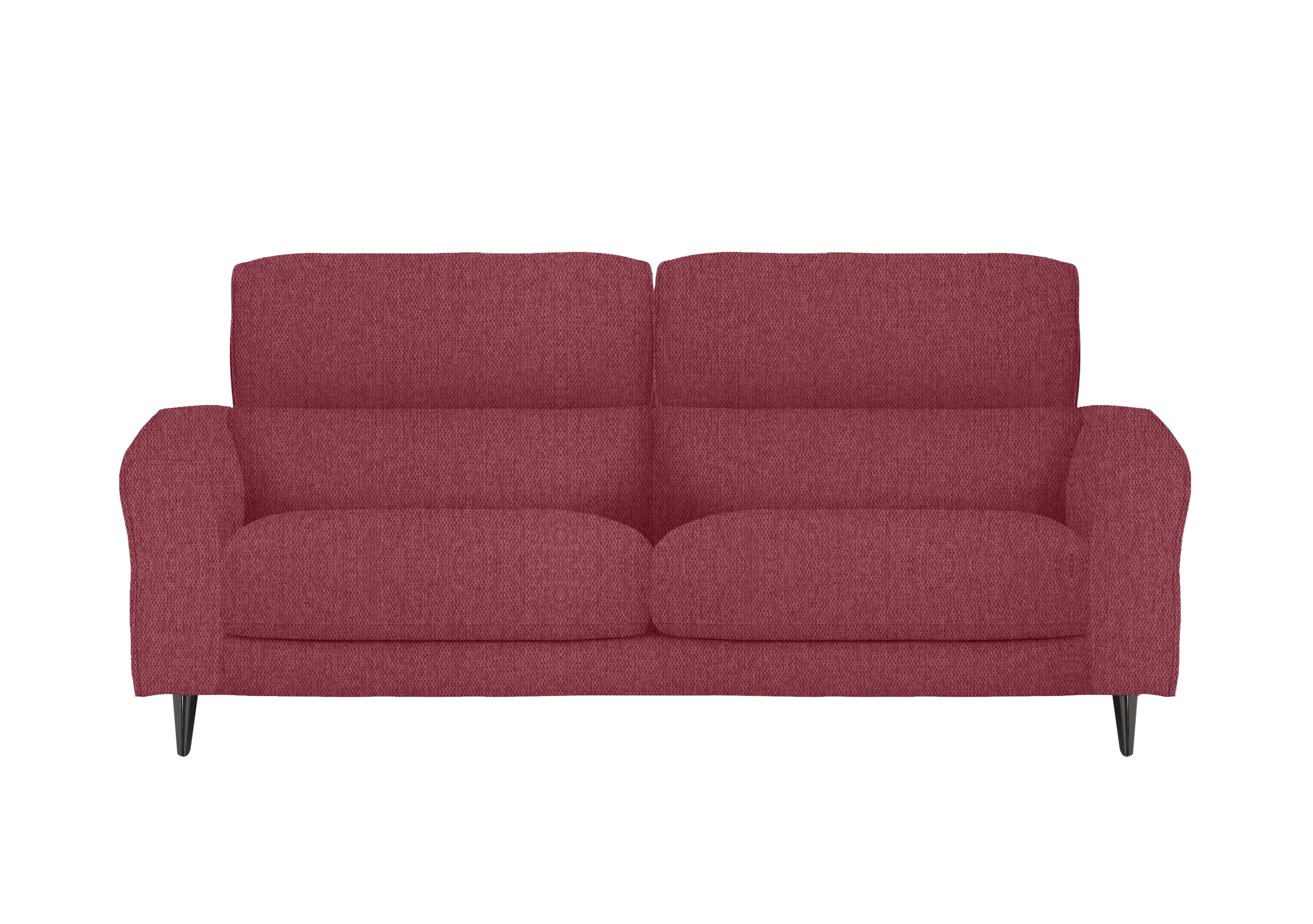 Axel 3 Seater Fabric Sofa in Fab-Blt-R29 Red on Furniture Village