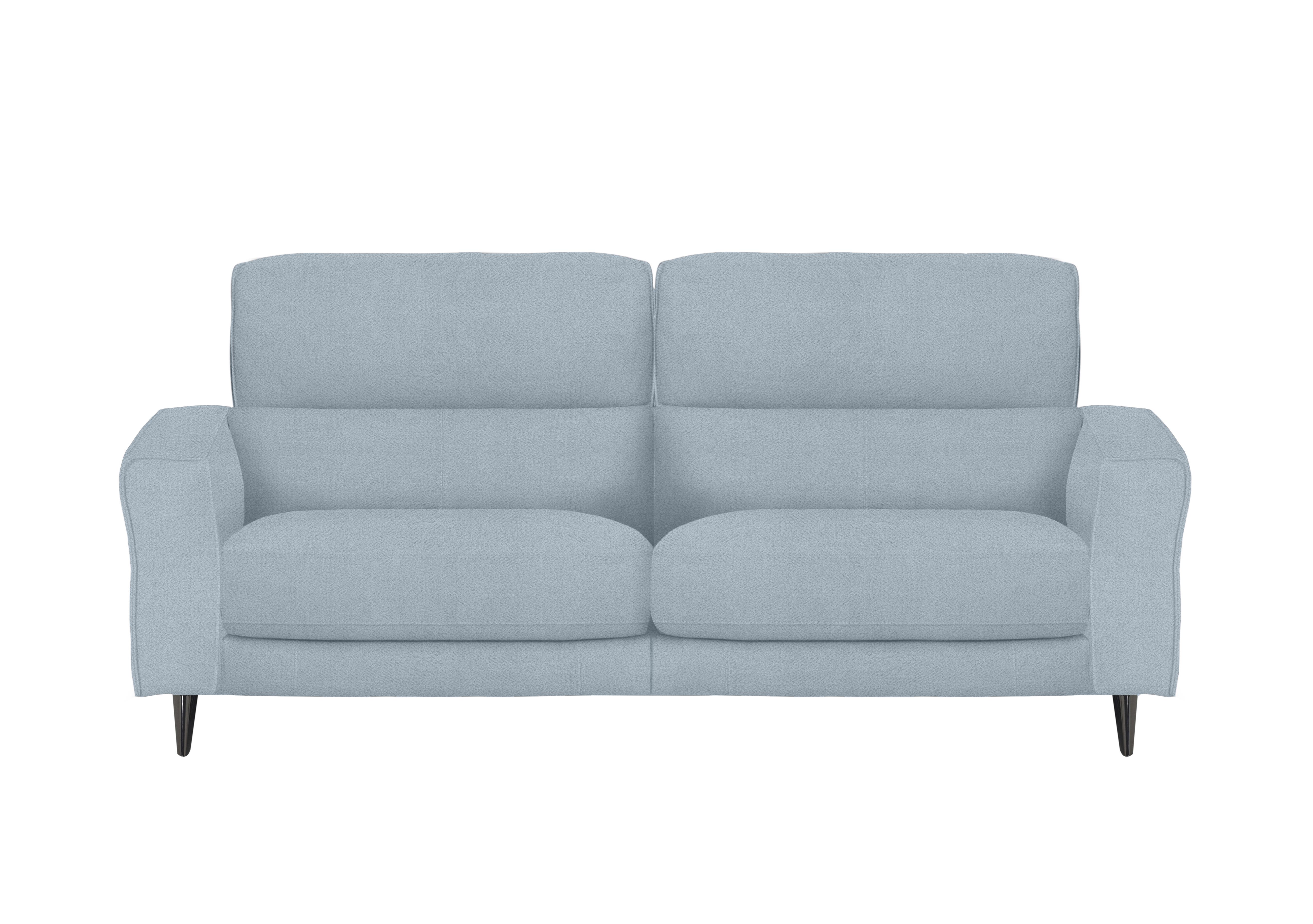 Axel 3 Seater Fabric Sofa in Fab-Meo-R17 Baby Blue on Furniture Village
