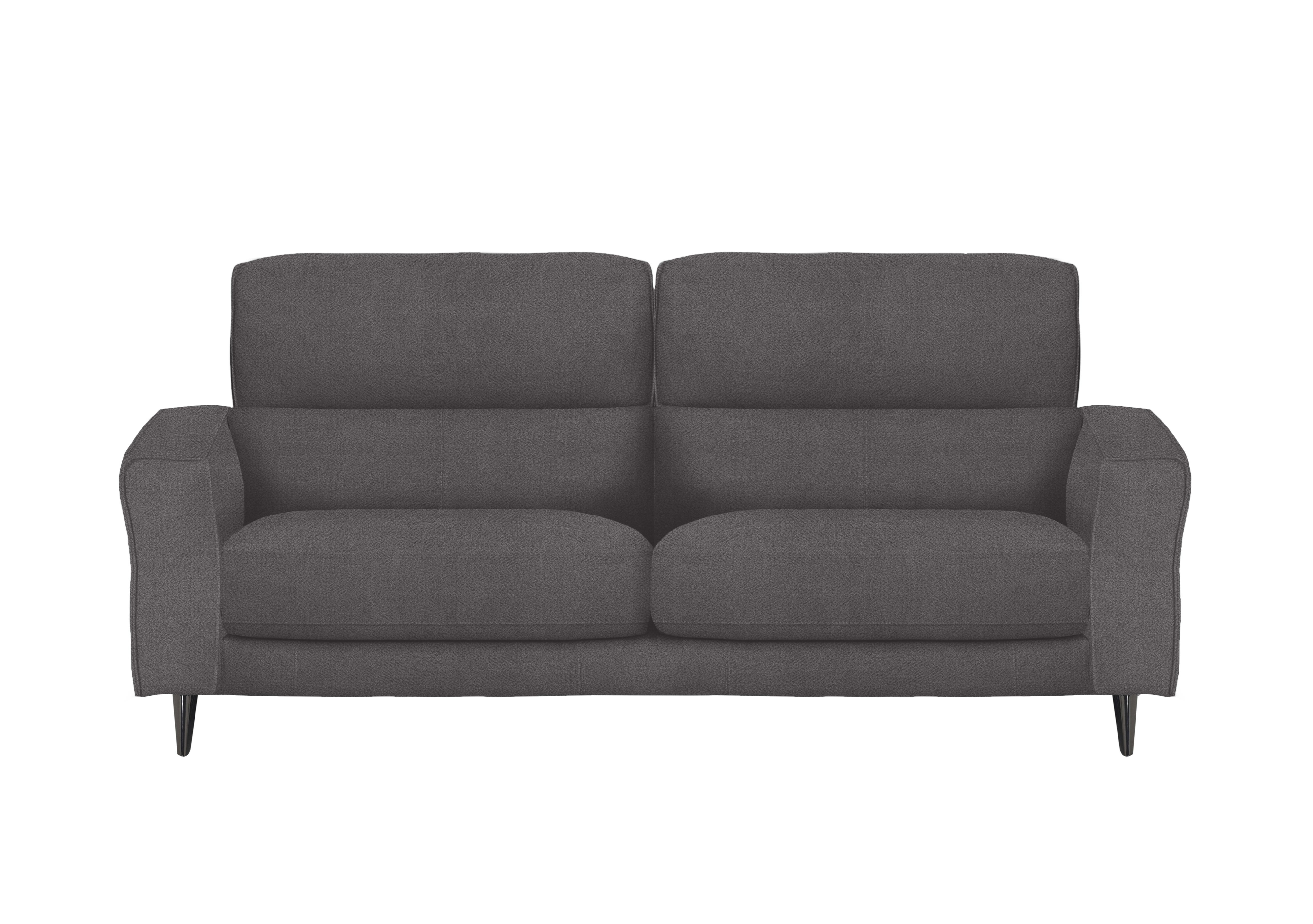 Axel 3 Seater Fabric Sofa in Fab-Meo-R25 Iron Grey on Furniture Village