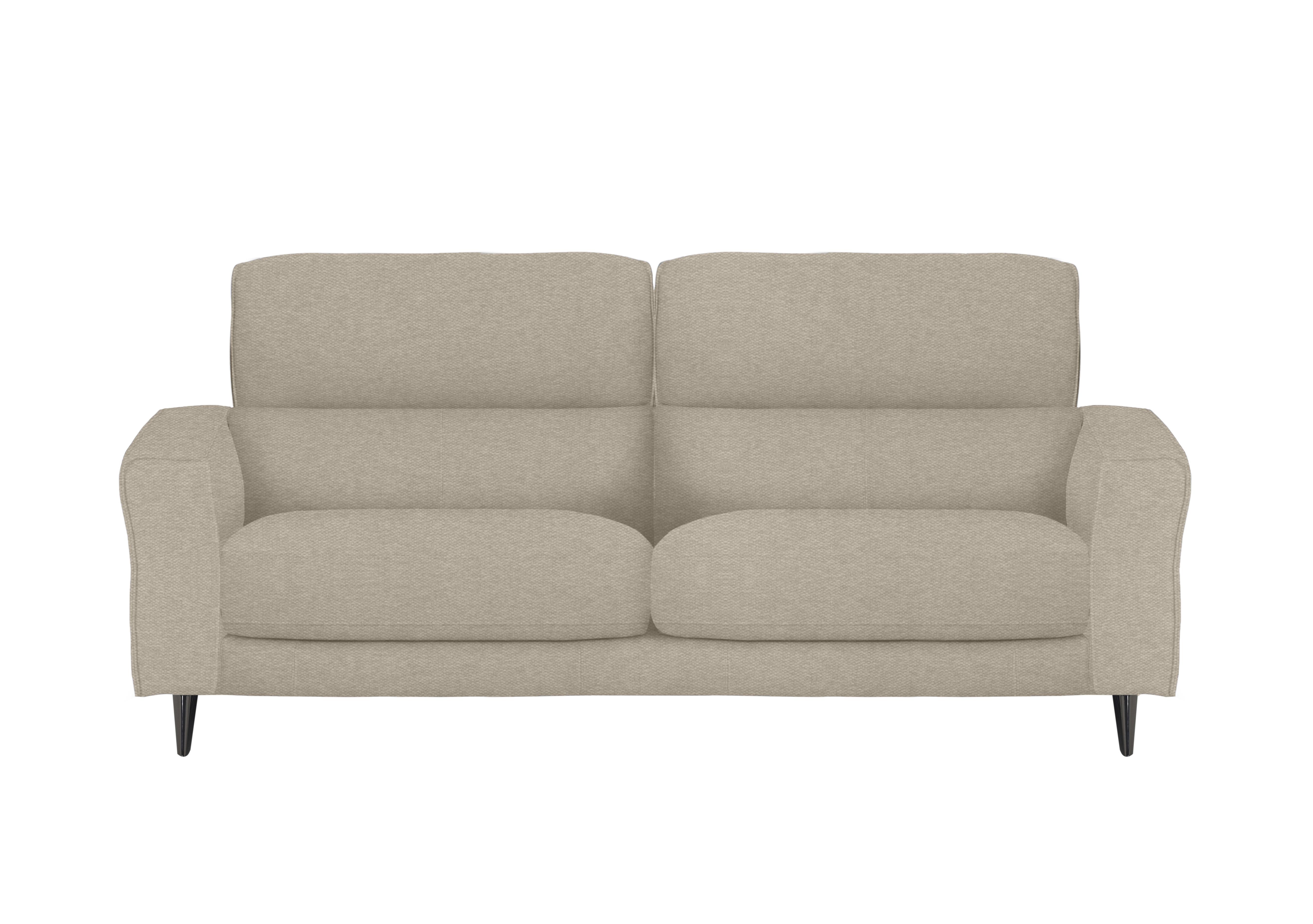 Axel 3 Seater Fabric Sofa in Fab-Ska-R28 Beige on Furniture Village