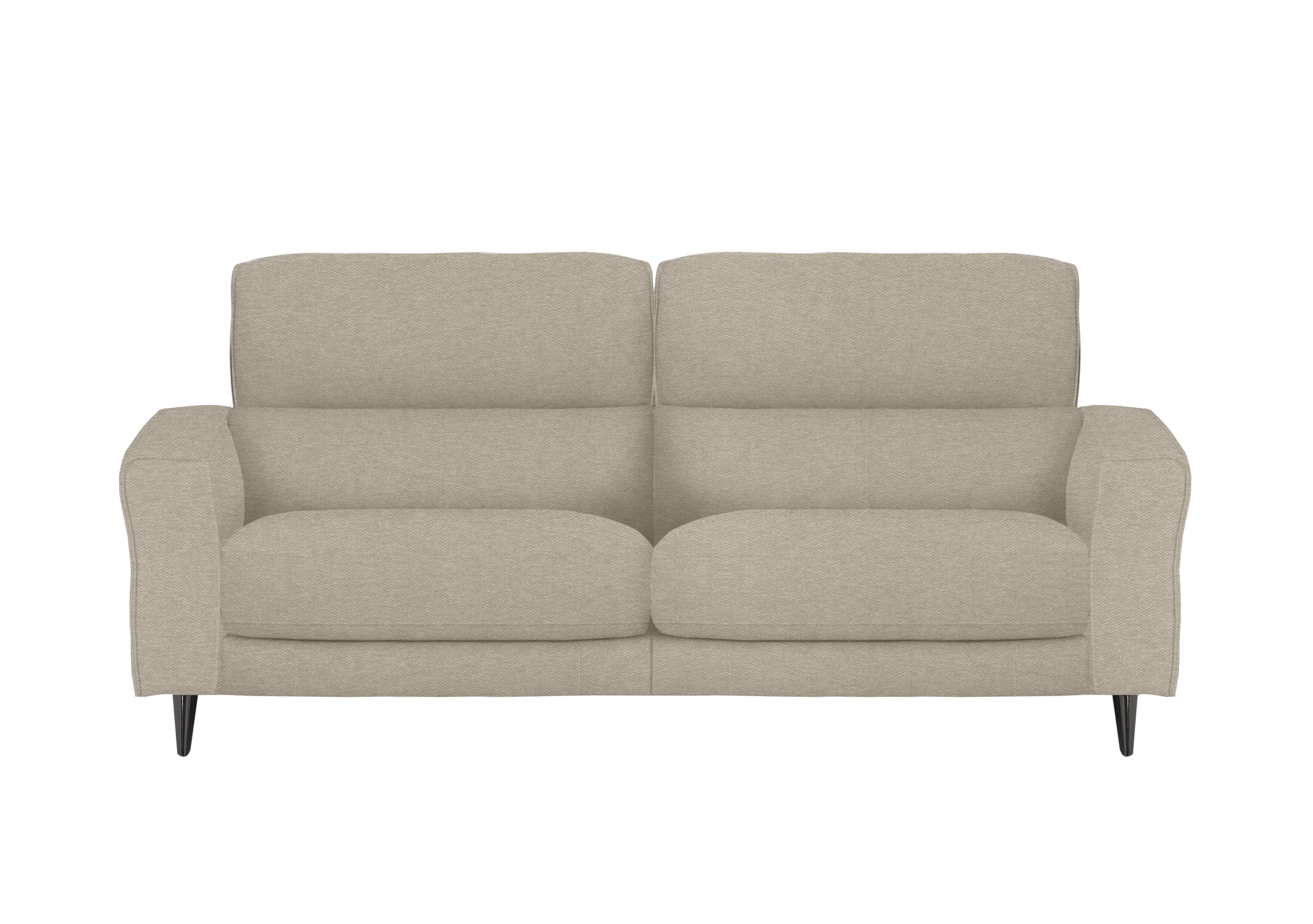 Axel 3 Seater Fabric Sofa in Fab-Ska-R28 Beige on Furniture Village