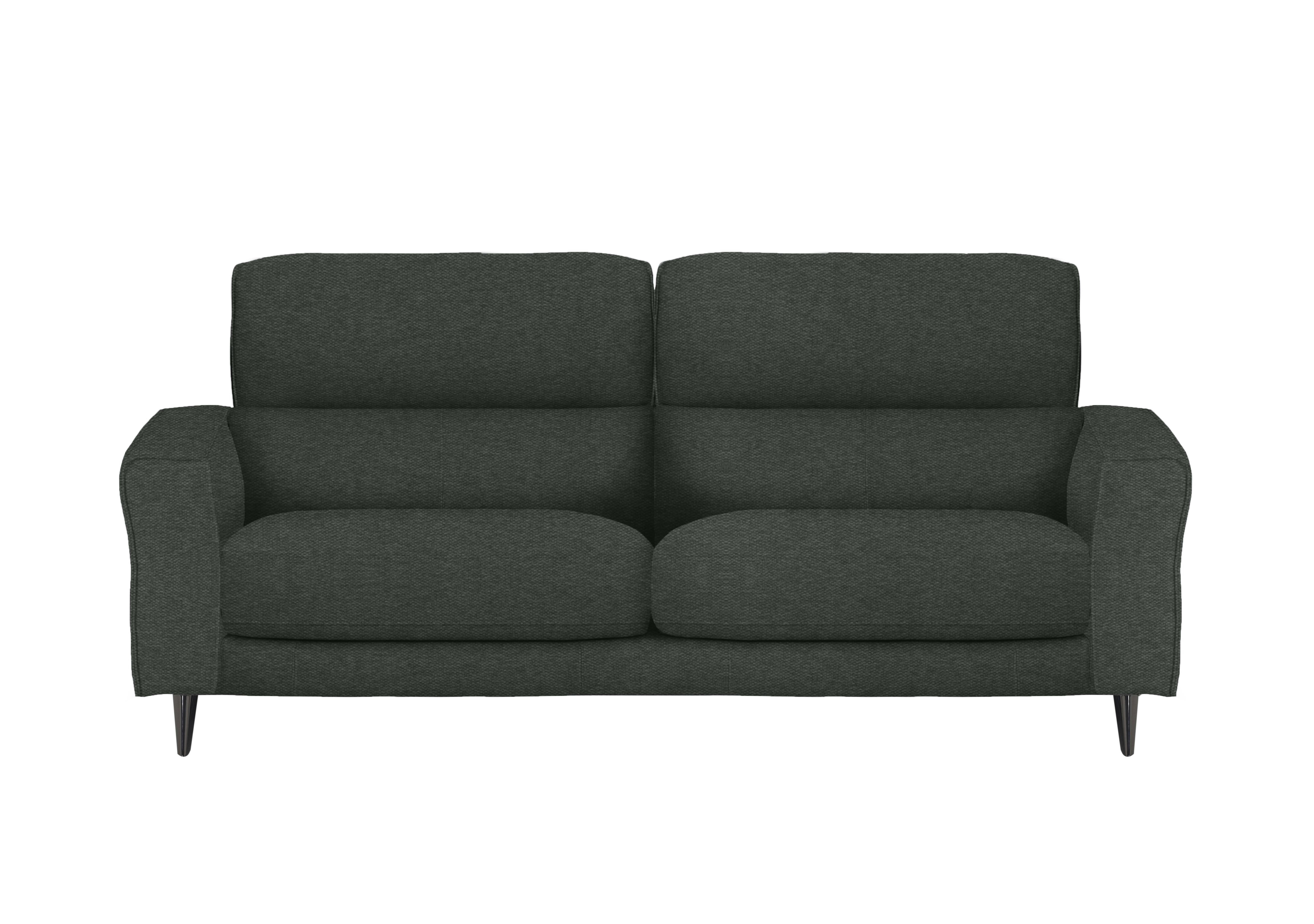 Axel 3 Seater Fabric Sofa in Fab-Ska-R48 Moss Green on Furniture Village