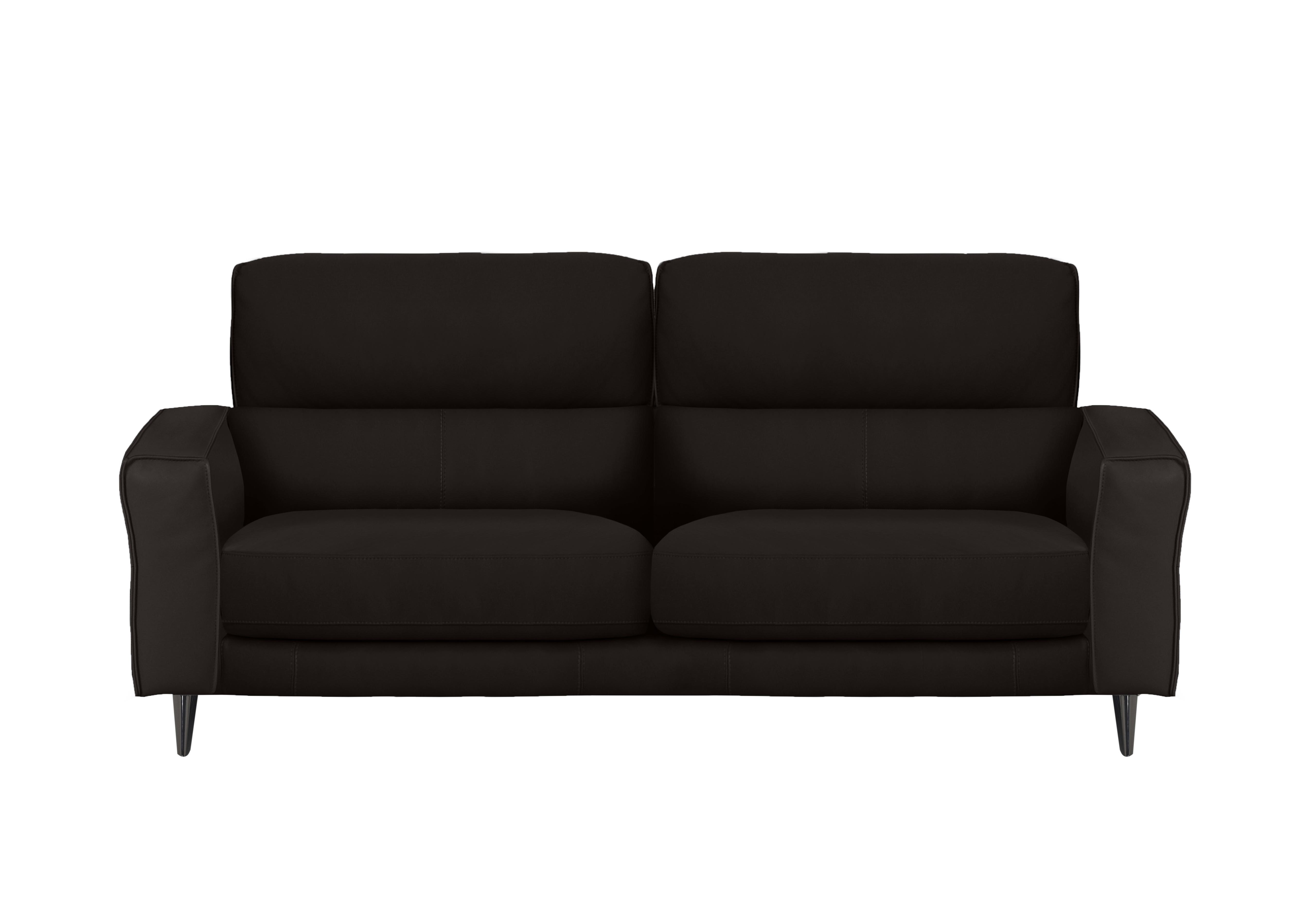 Axel 3 Seater Leather Sofa in Bv-1748 Dark Chocolate on Furniture Village