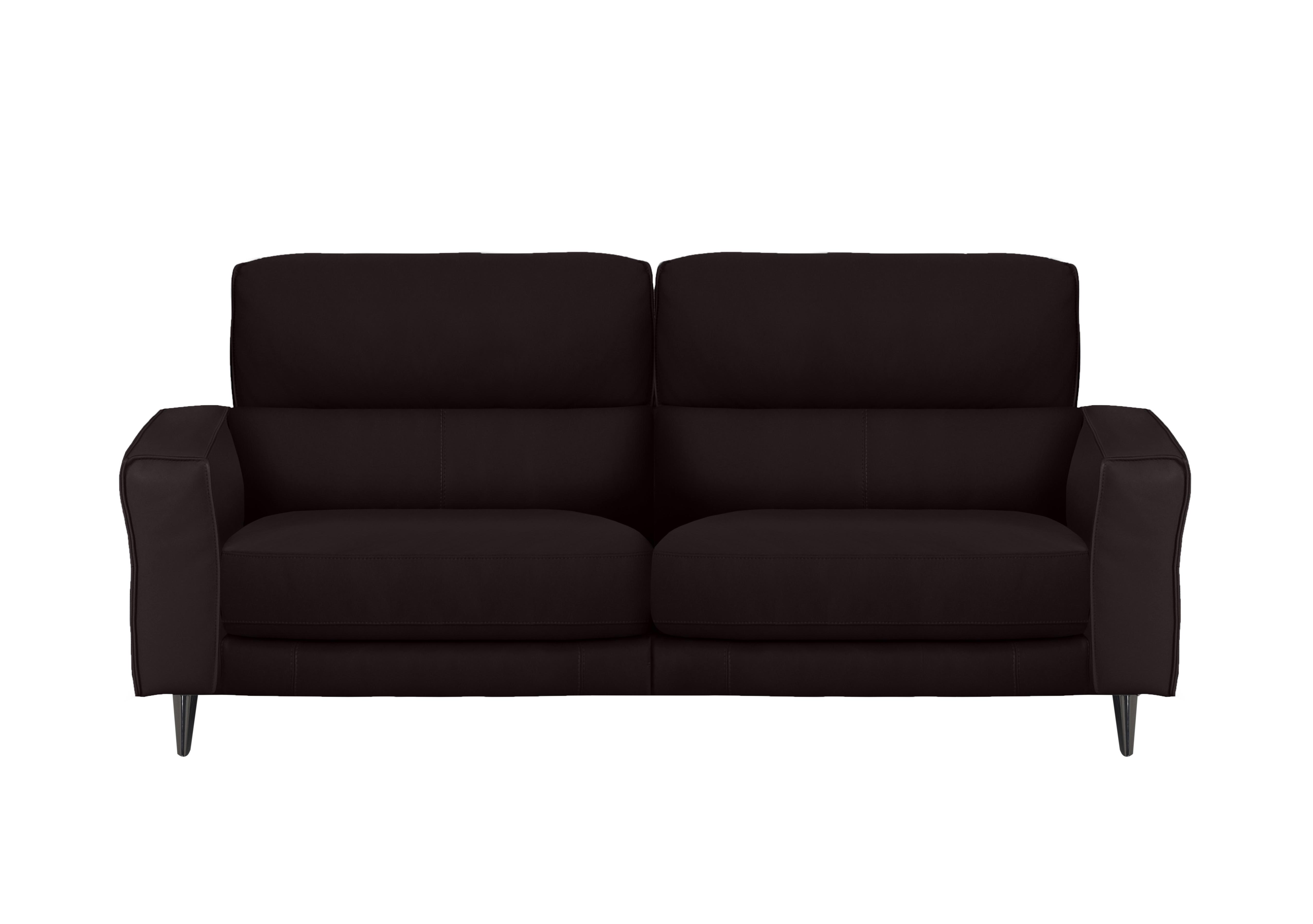 Axel 3 Seater Leather Sofa in Hw-886c Espresso on Furniture Village
