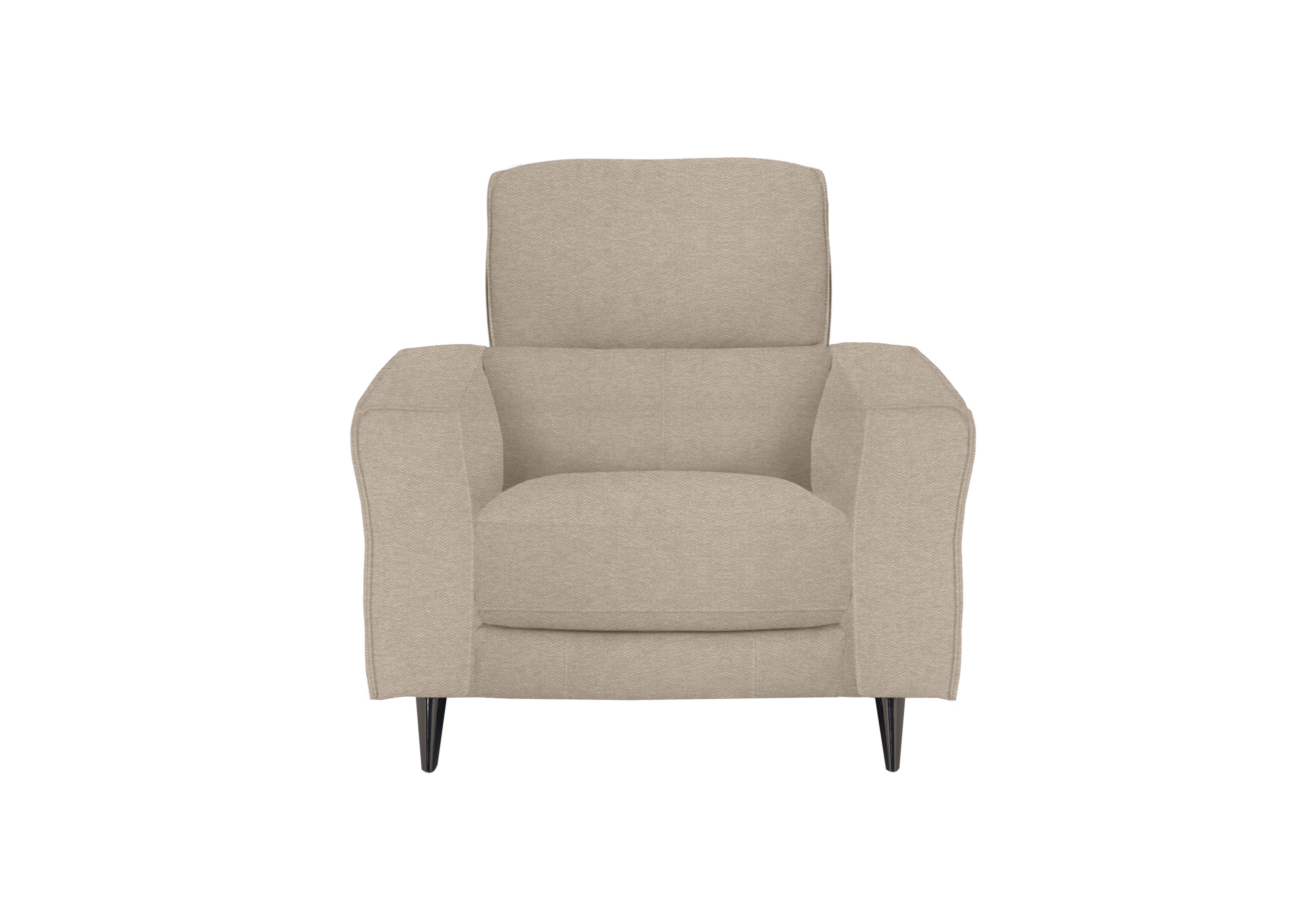 Axel Fabric Armchair in Fab-Ska-R28 Beige on Furniture Village