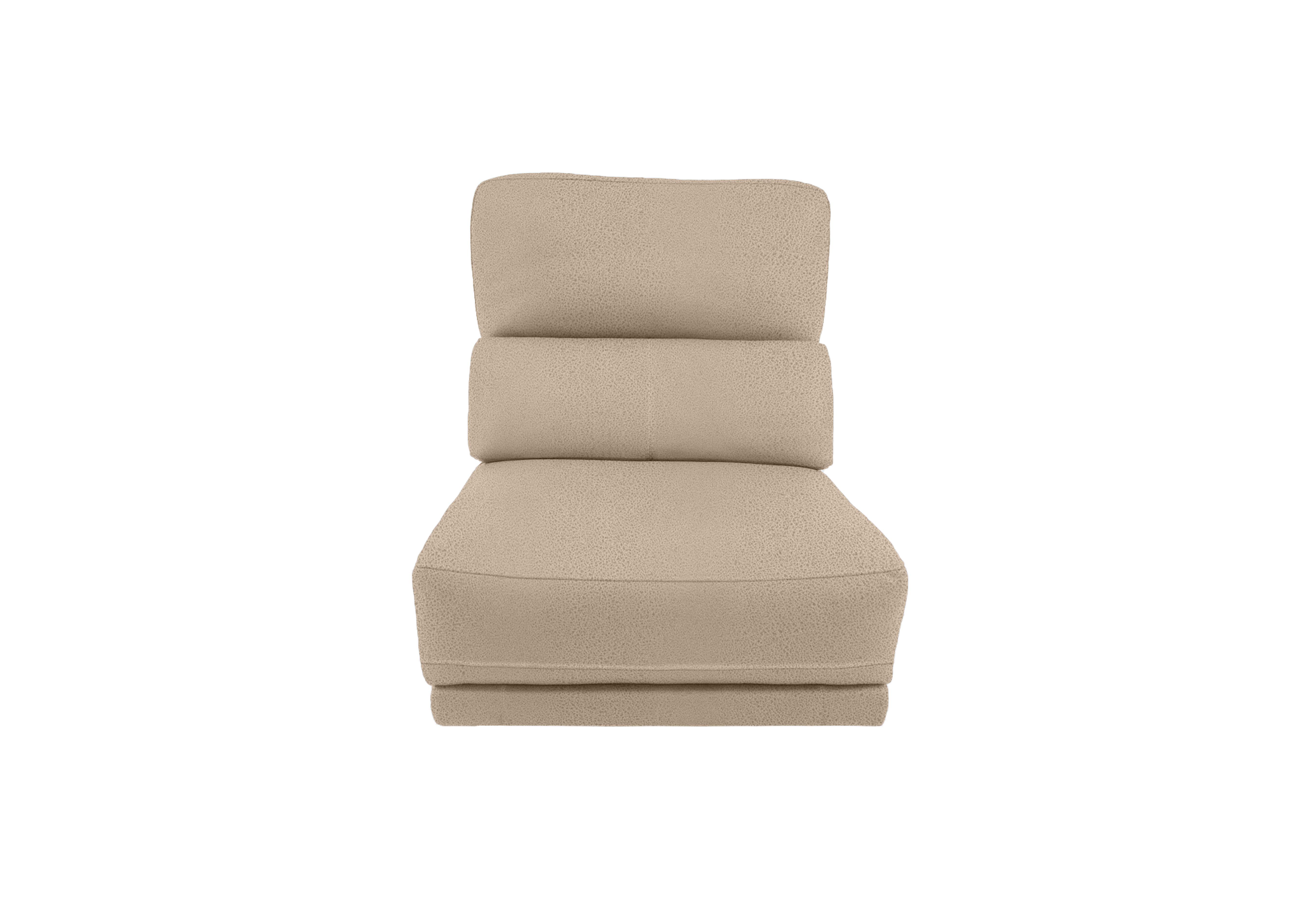 Axel Fabric 1.25 Seater Armless Unit in Bfa-Blj-R20 Bisque on Furniture Village