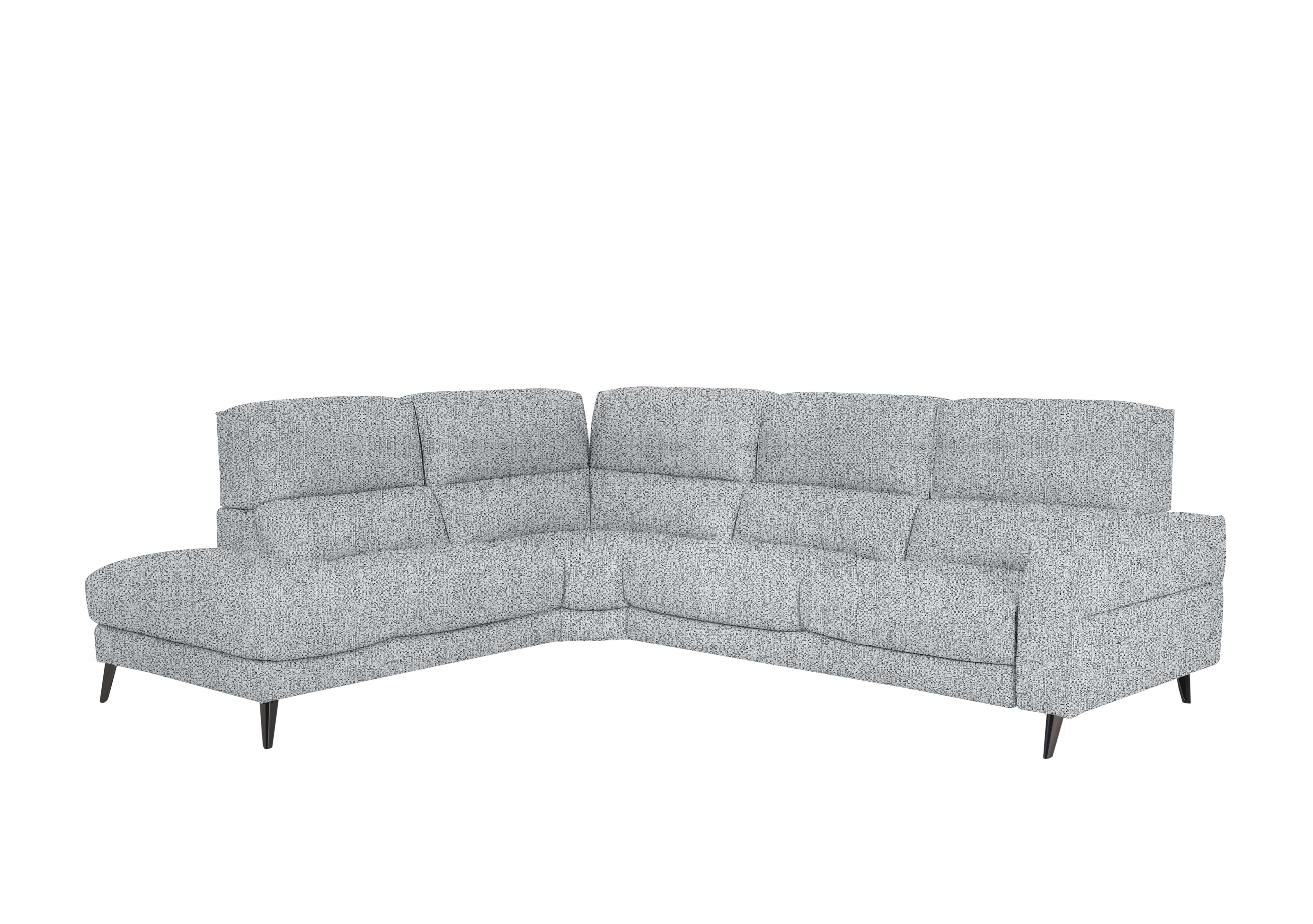 Axel Fabric Chaise End Sofa in Fab-Chl-R21 Frost on Furniture Village