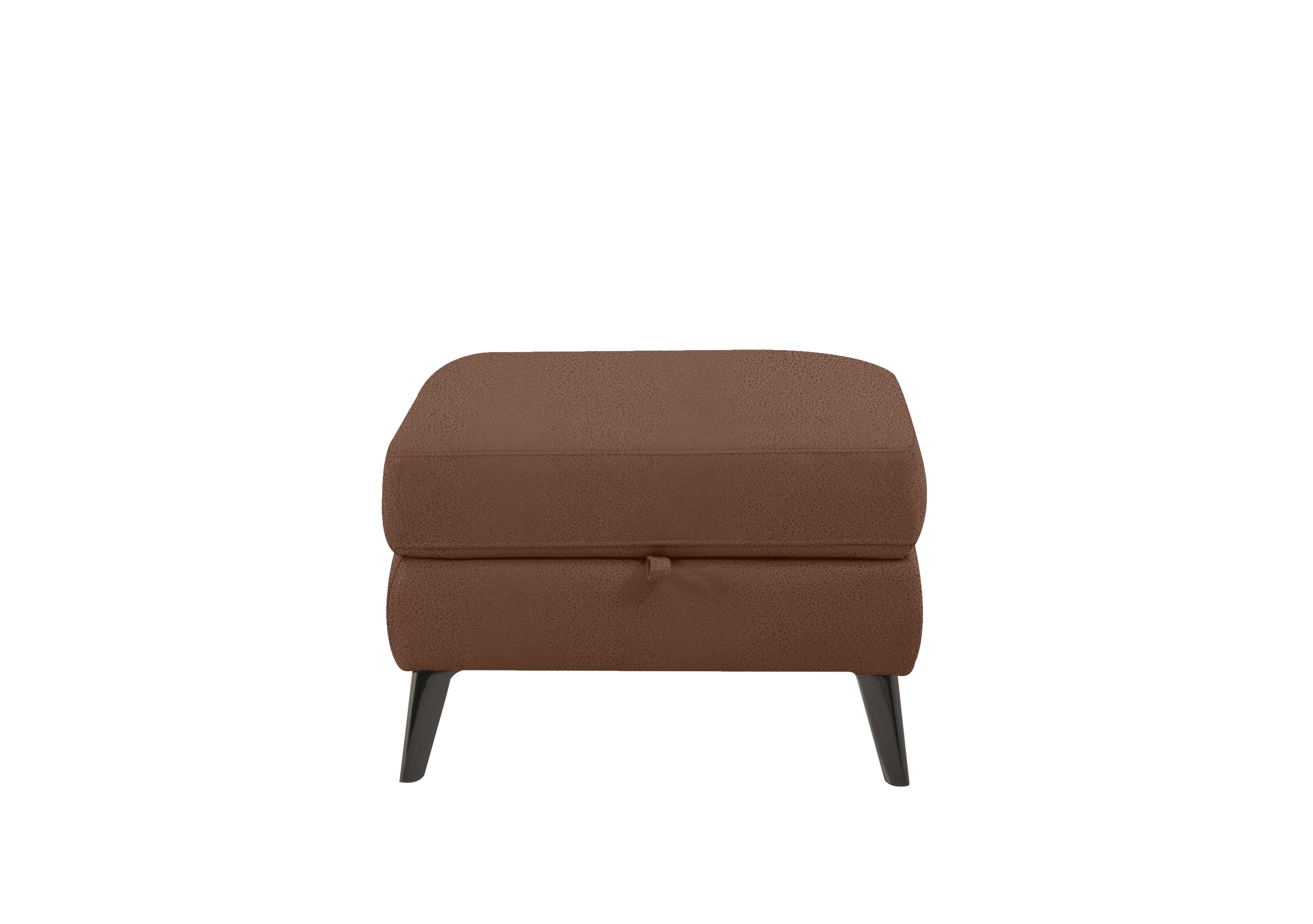 Axel Fabric Storage Footstool in Bfa-Blj-R05 Dark Taupe on Furniture Village