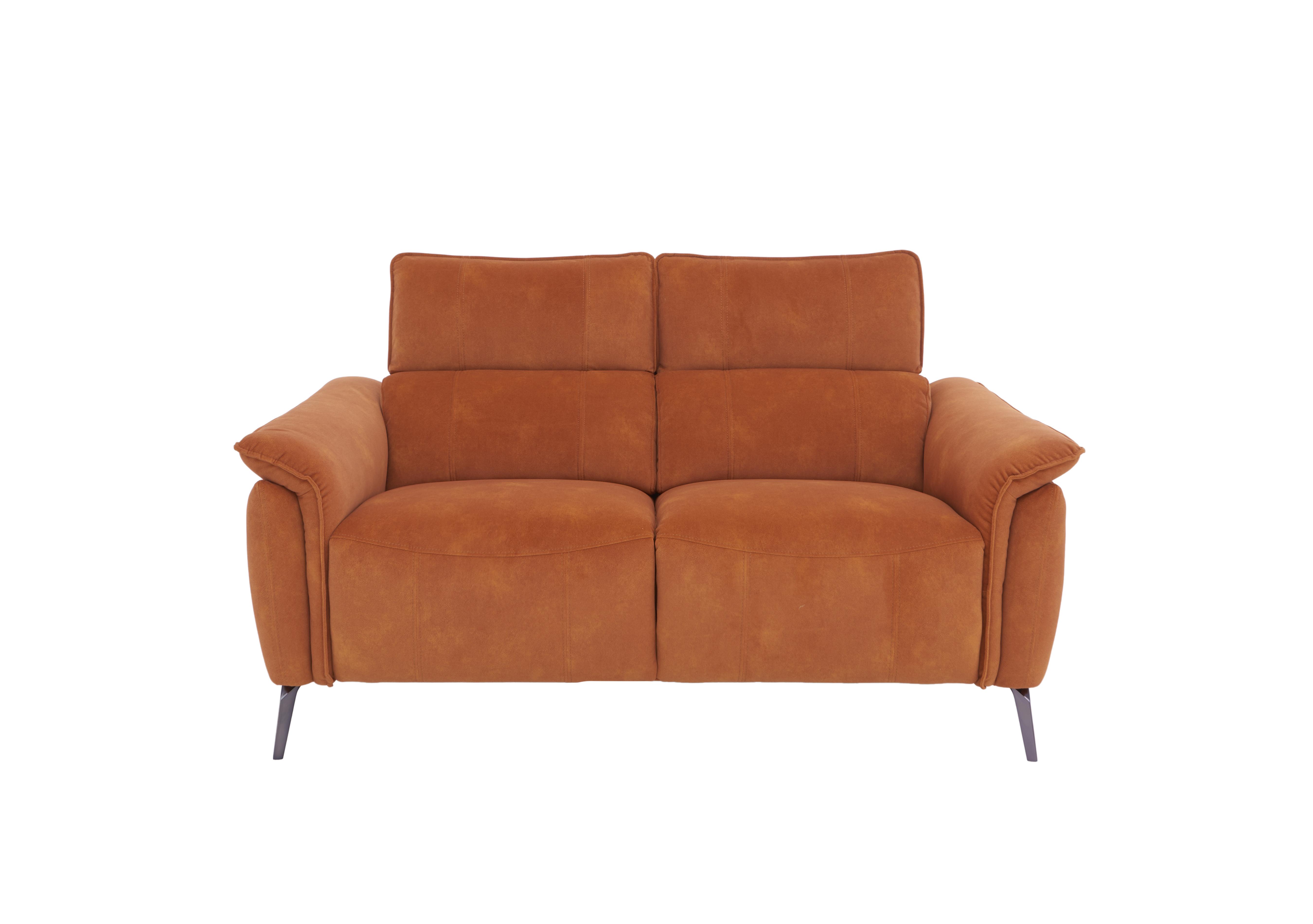 Jude 2 Seater Fabric Sofa in Pumpkin Dexter 09 43509 on Furniture Village