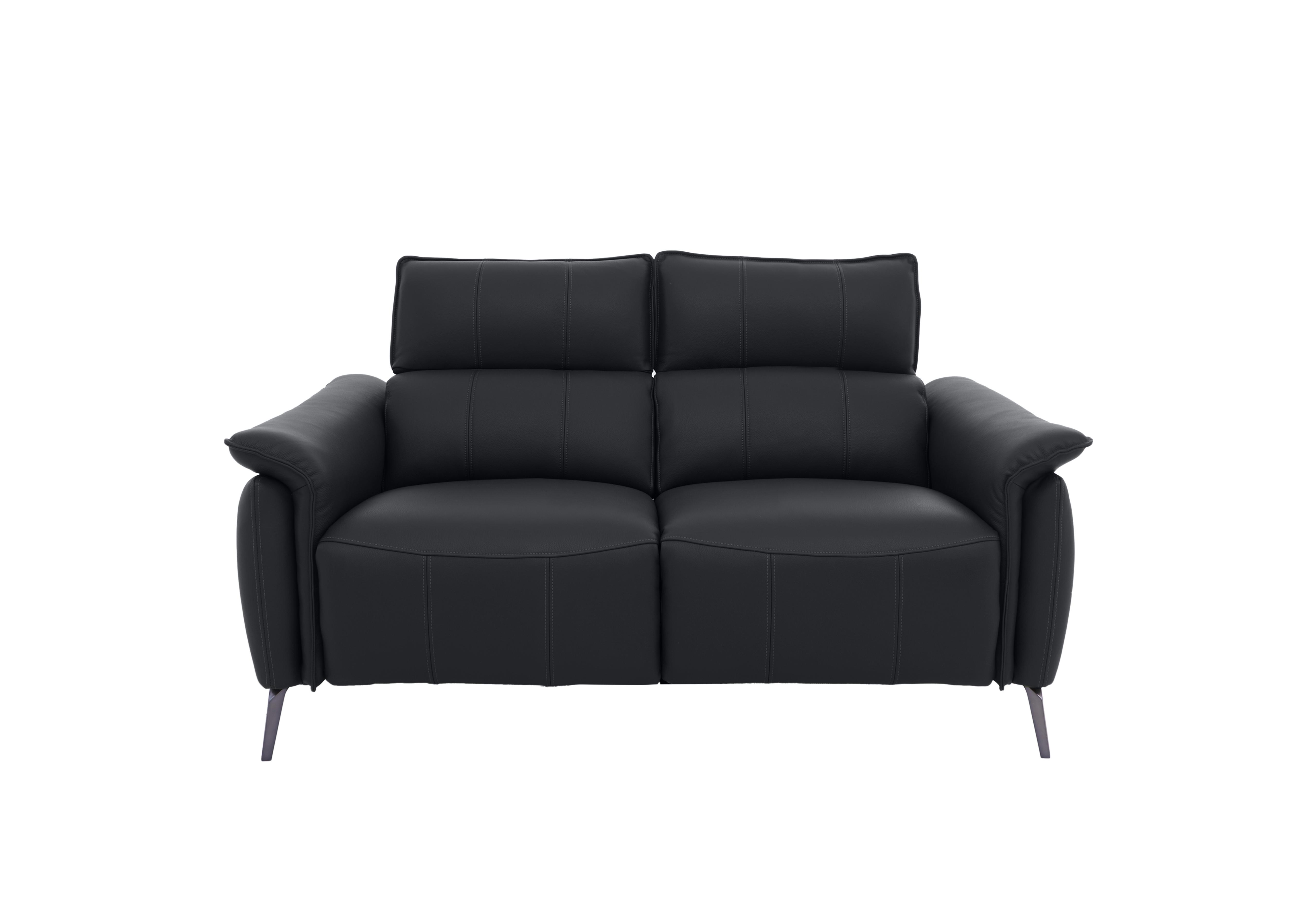 Jude 2 Seater Leather Sofa in Montana Lavender Gry Cat-60/18 on Furniture Village