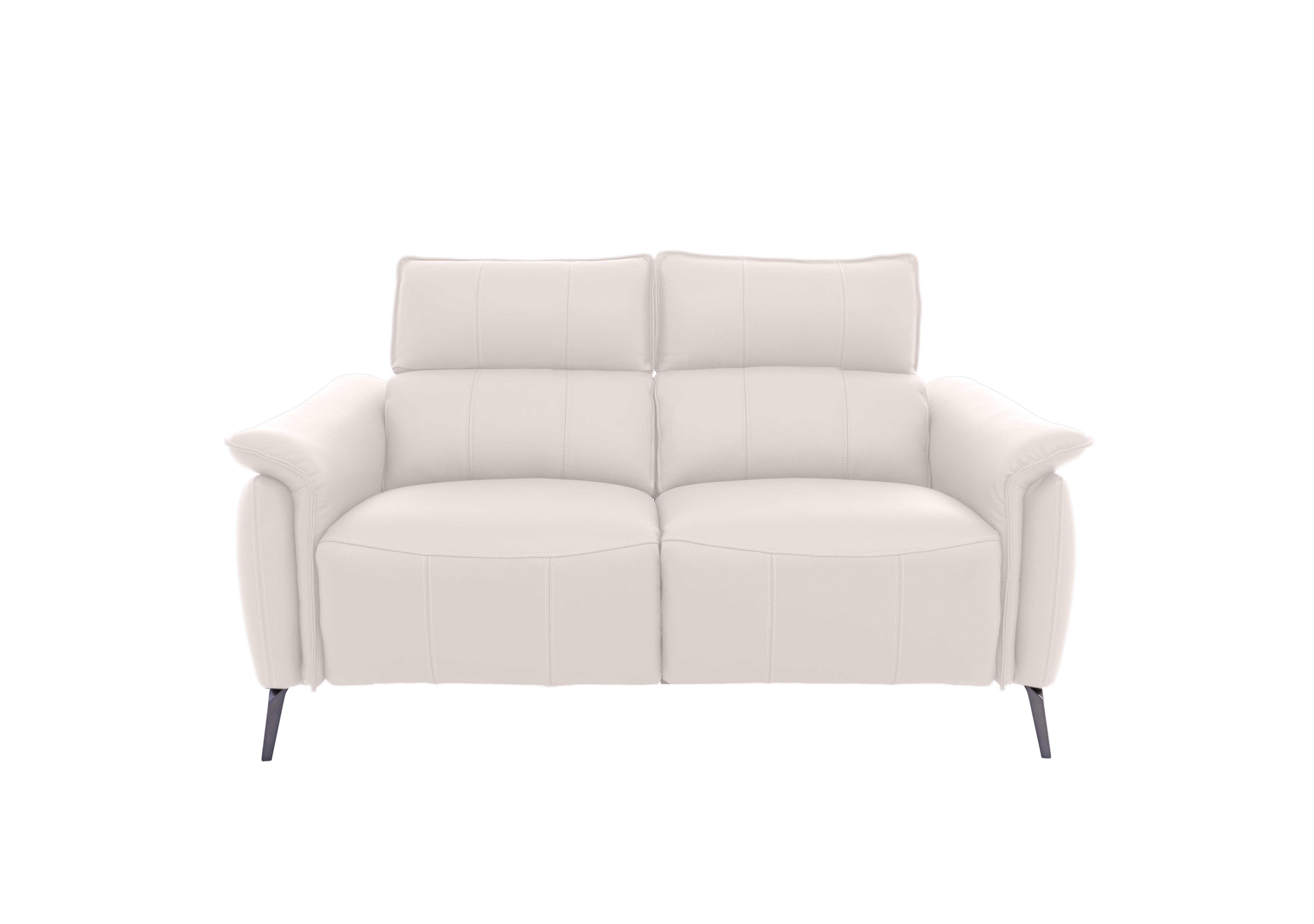 Jude 2 Seater Leather Sofa in Oslo Cotton Cat-40/13 on Furniture Village