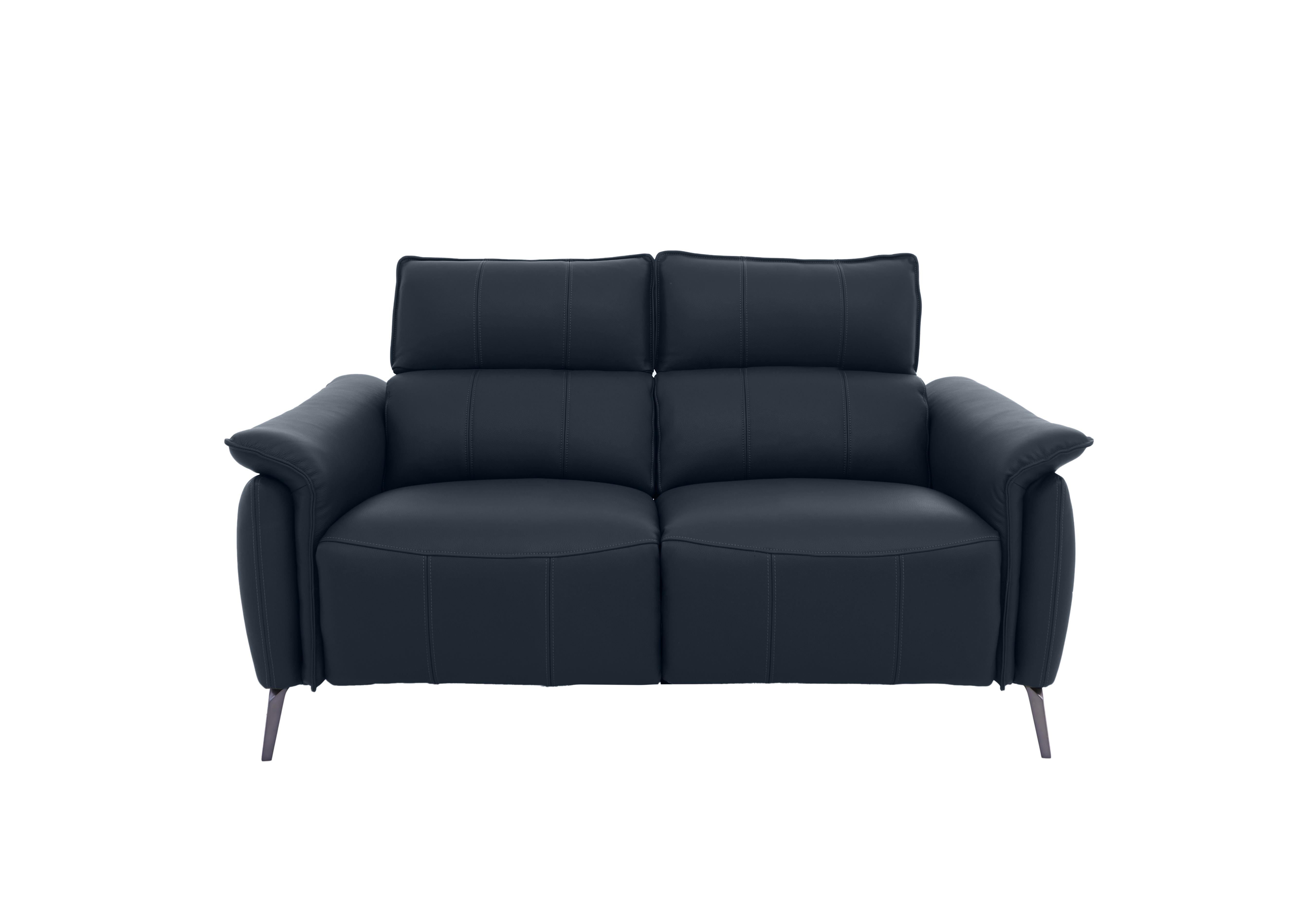 Jude 2 Seater Leather Sofa in Oslo Peacock Cat-40/09 on Furniture Village