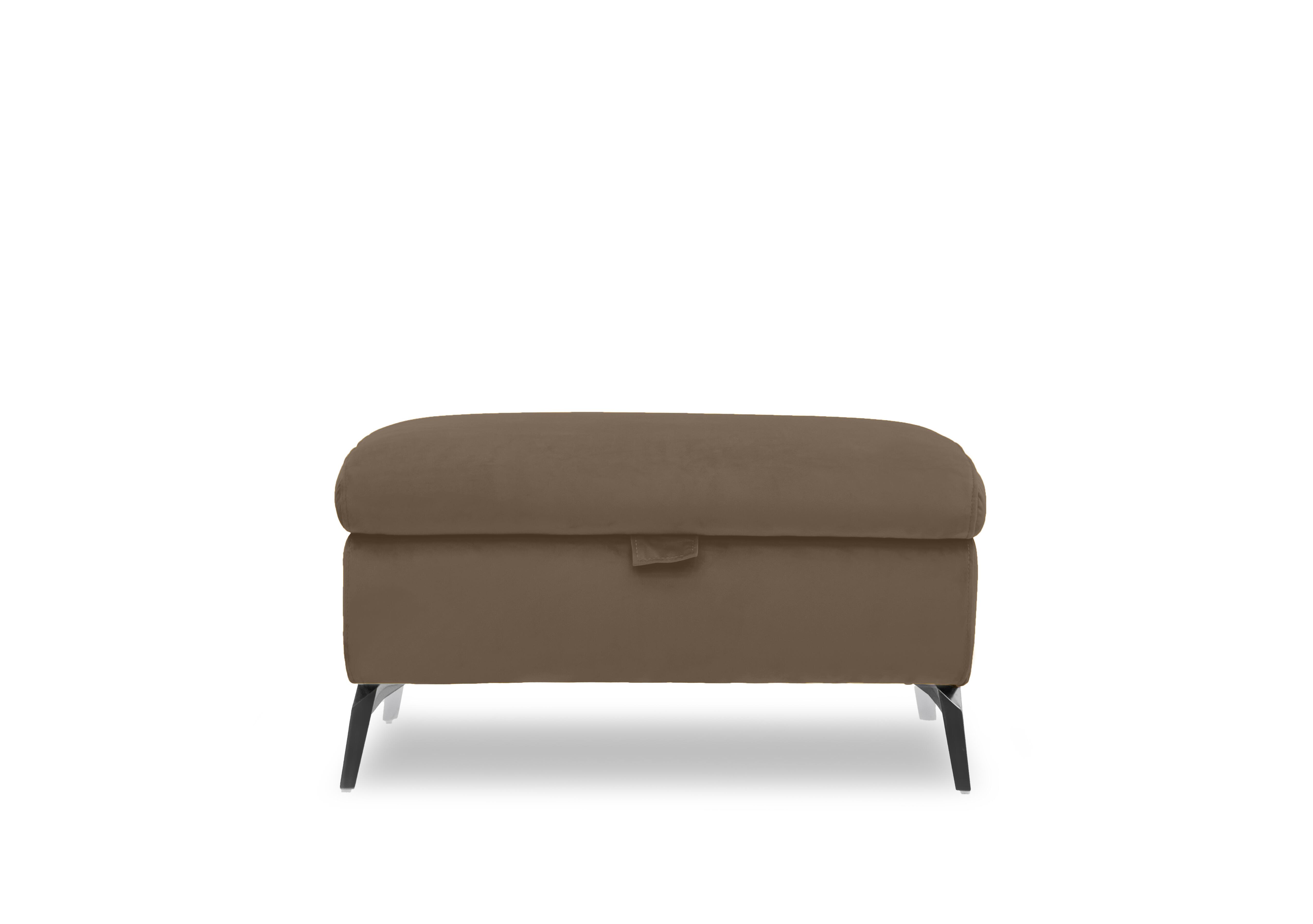 Jude Fabric Storage Footstool in Opulence Cedar 51014 on Furniture Village