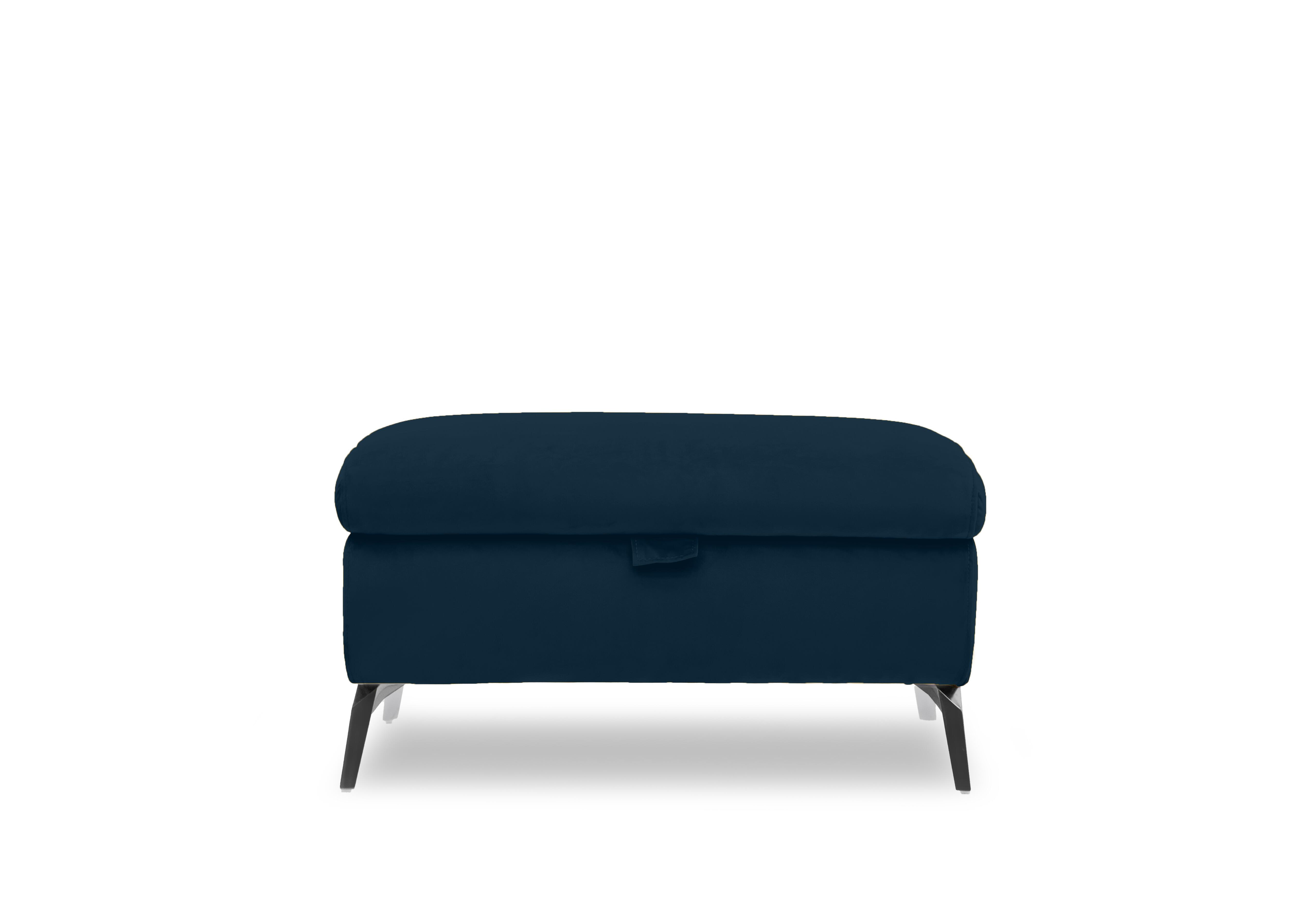 Jude Fabric Storage Footstool in Opulence Royal 50495 on Furniture Village
