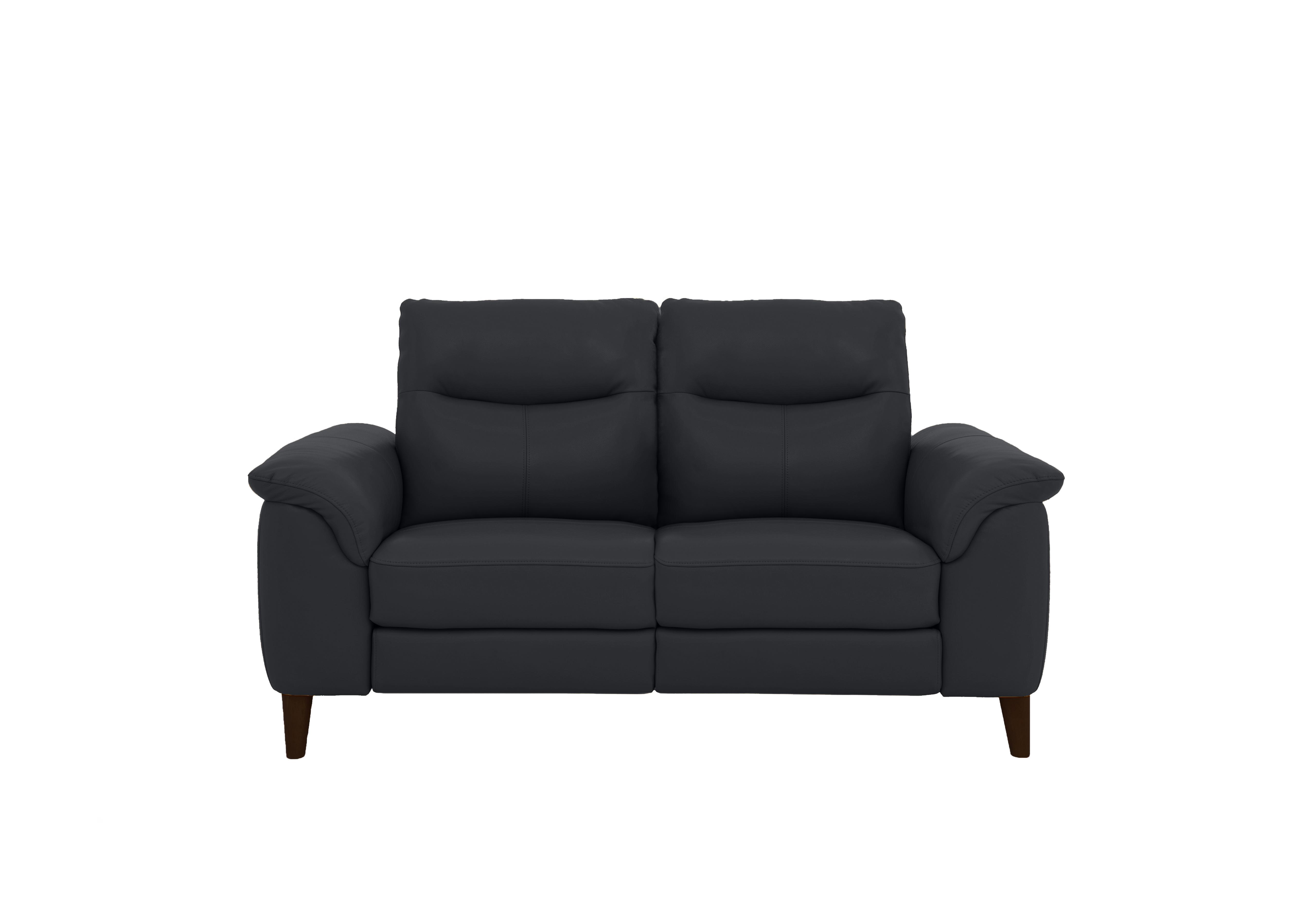 Morgan 2 Seater Leather Sofa in Cat-60/18 Lavender Grey on Furniture Village
