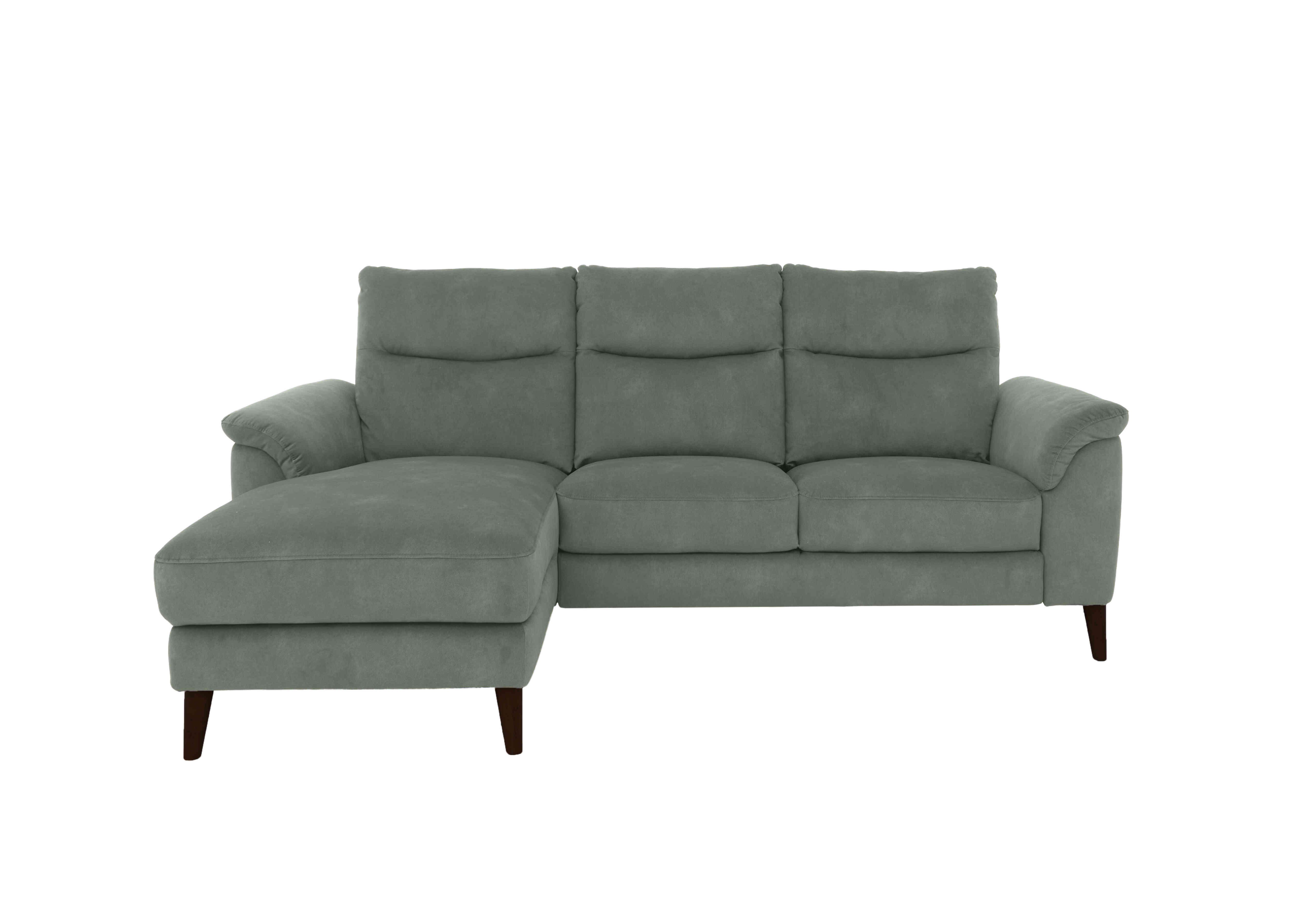 Morgan 3 Seater Fabric Sofa with Chaise End in Fern Dexter 14 43514 on Furniture Village